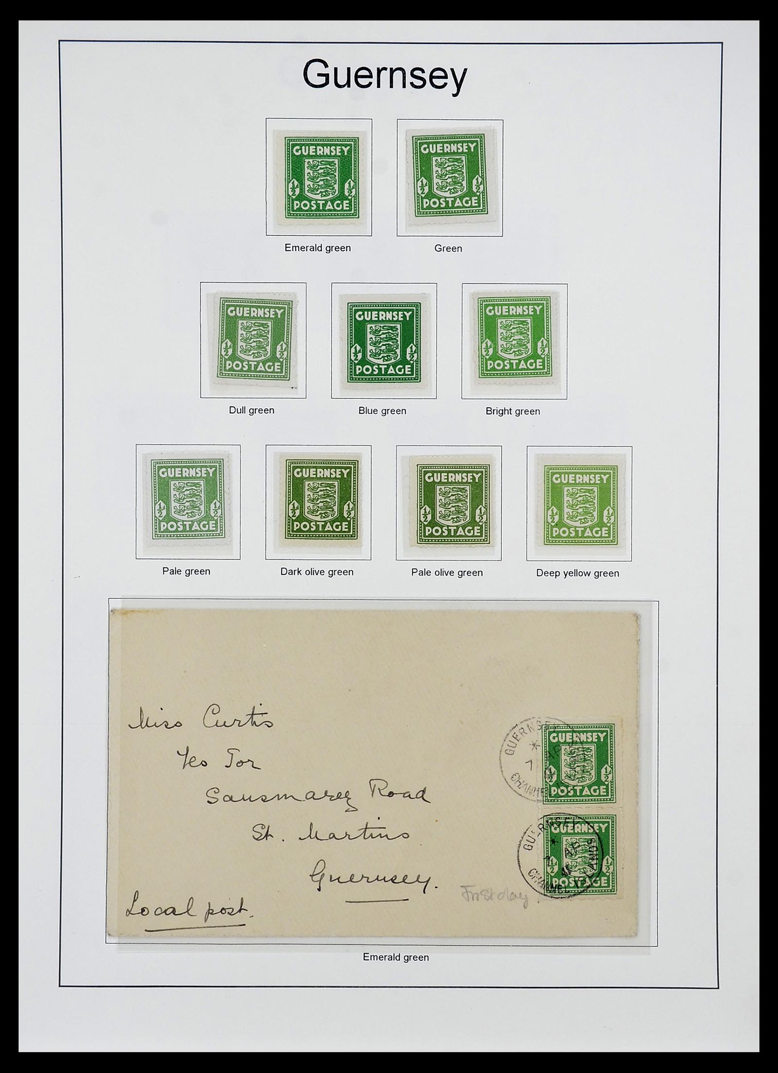 34728 001 - Stamp Collection 34728 Guernsey 1941-2019!!