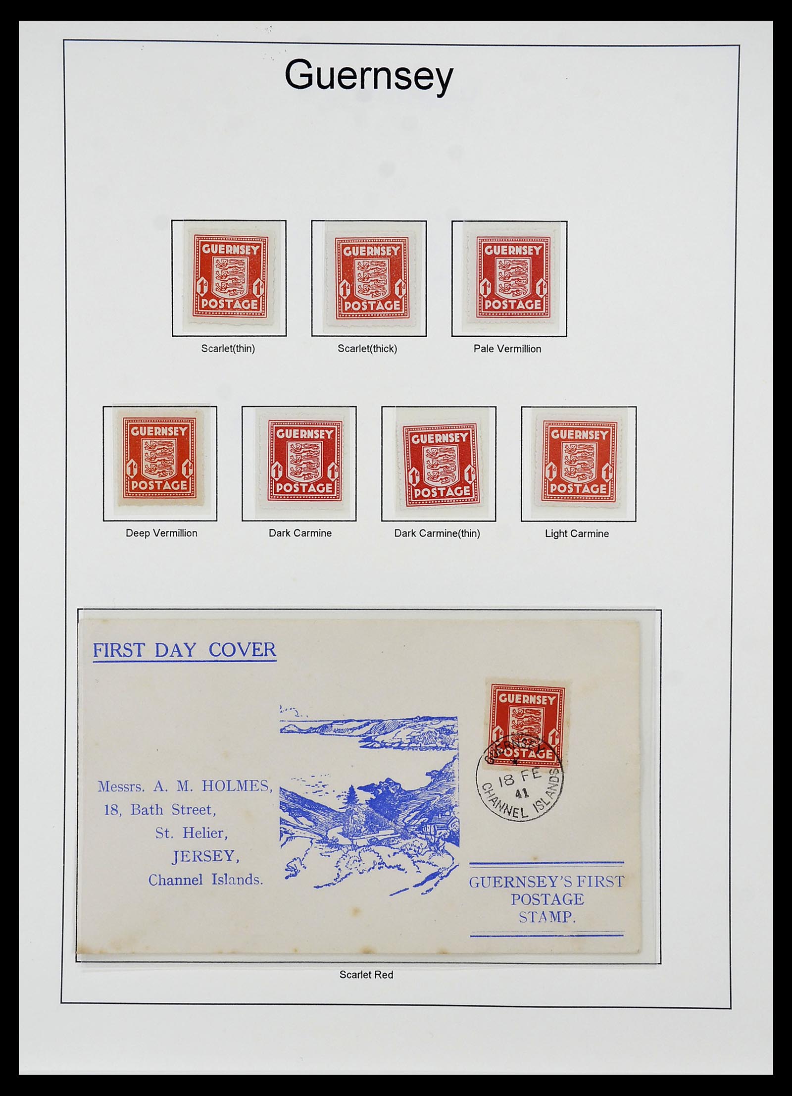 34728 002 - Stamp Collection 34728 Guernsey 1941-2019!!