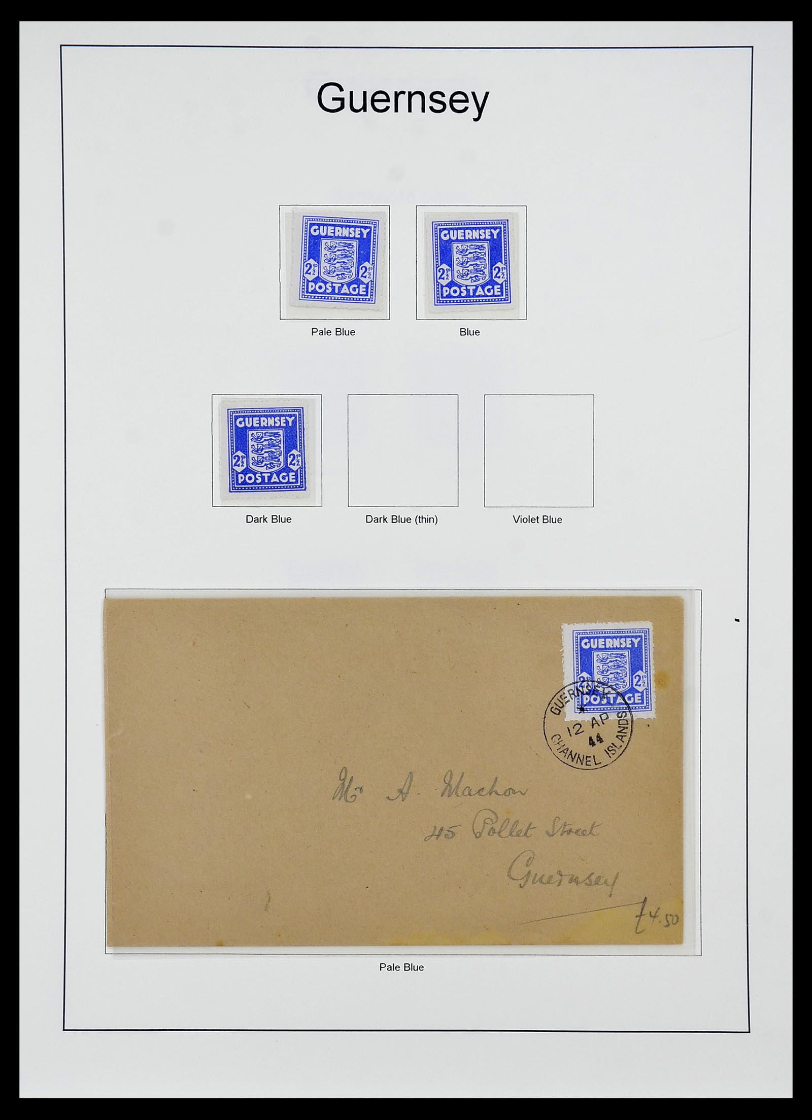 34728 003 - Postzegelverzameling 34728 Guernsey 1941-2019!!