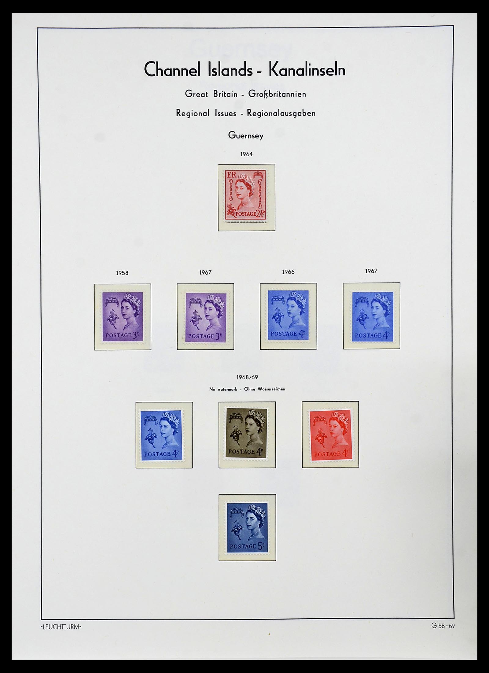 34728 010 - Postzegelverzameling 34728 Guernsey 1941-2019!!