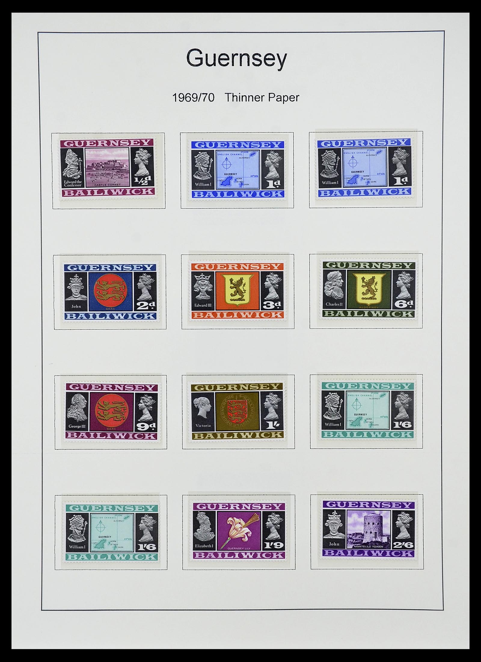 34728 014 - Stamp Collection 34728 Guernsey 1941-2019!!