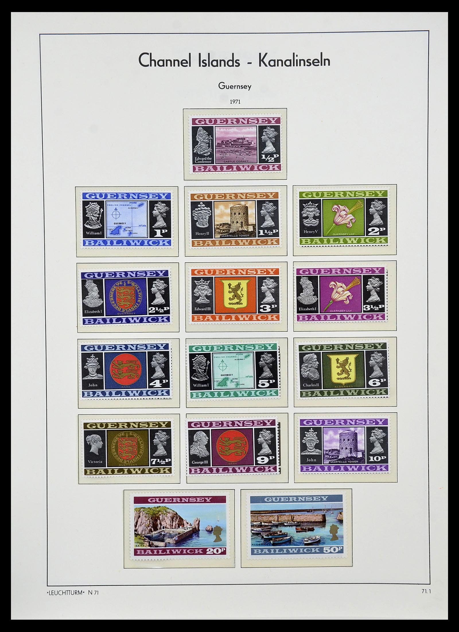 34728 018 - Stamp Collection 34728 Guernsey 1941-2019!!
