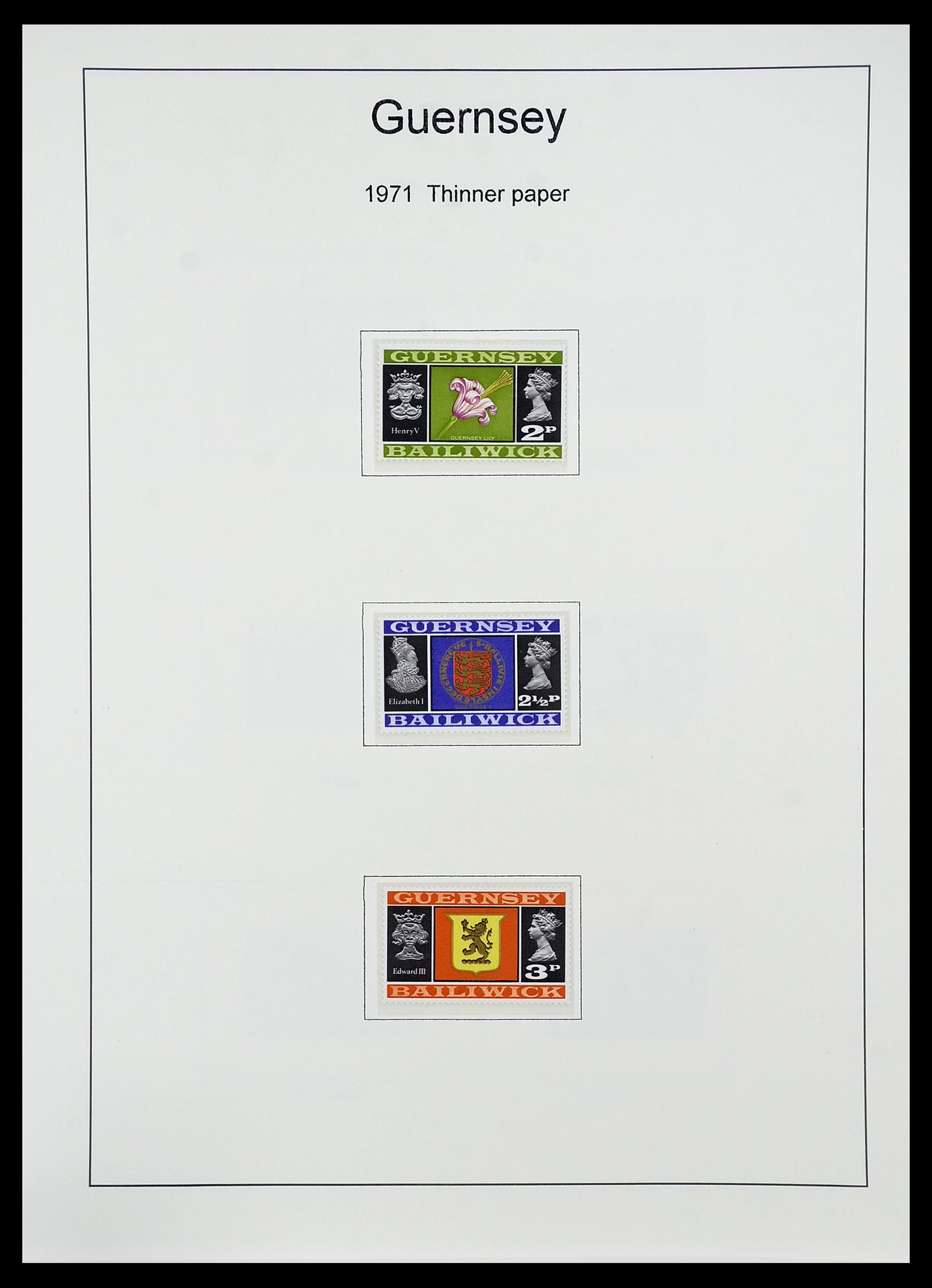 34728 019 - Postzegelverzameling 34728 Guernsey 1941-2019!!
