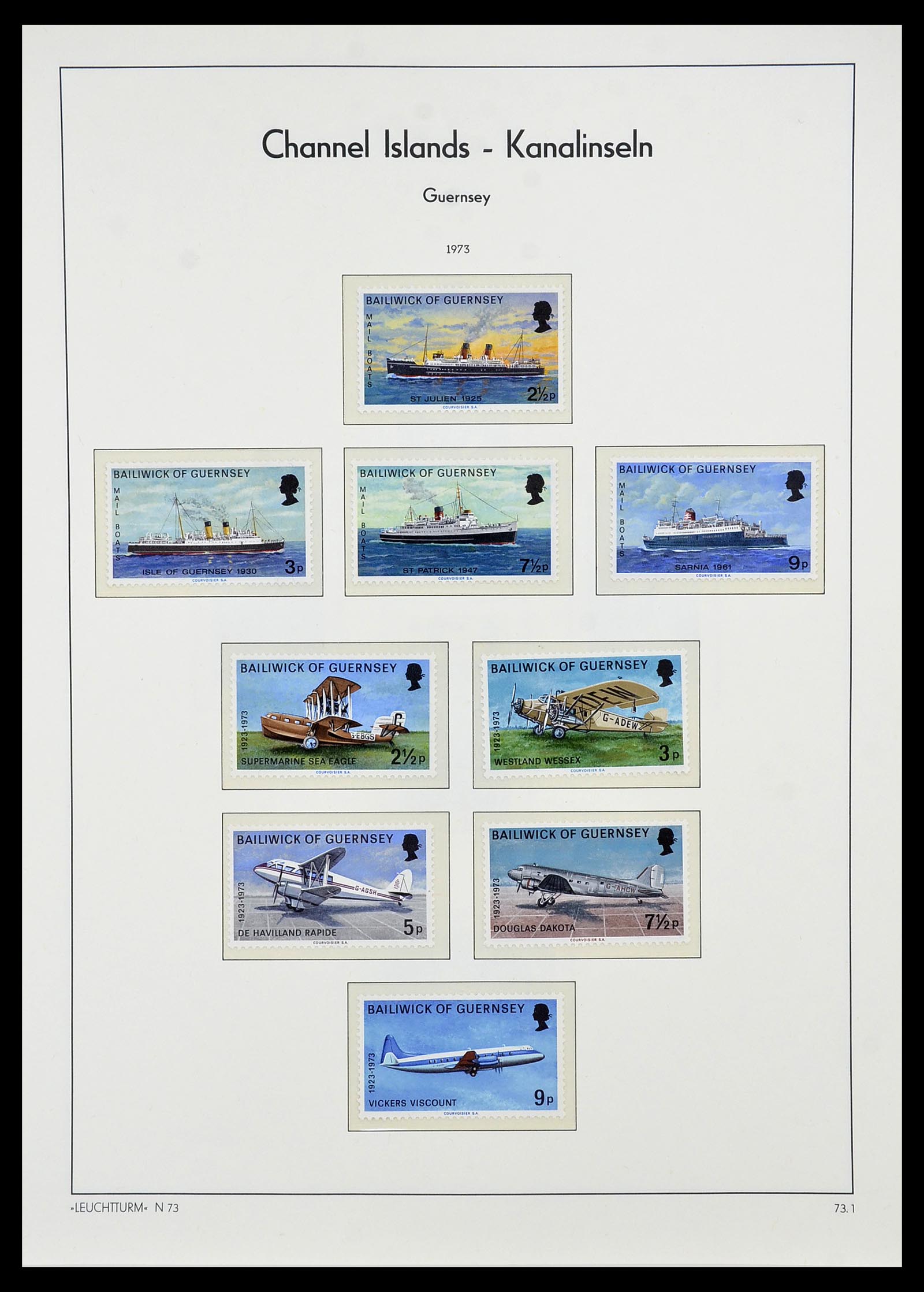 34728 024 - Stamp Collection 34728 Guernsey 1941-2019!!