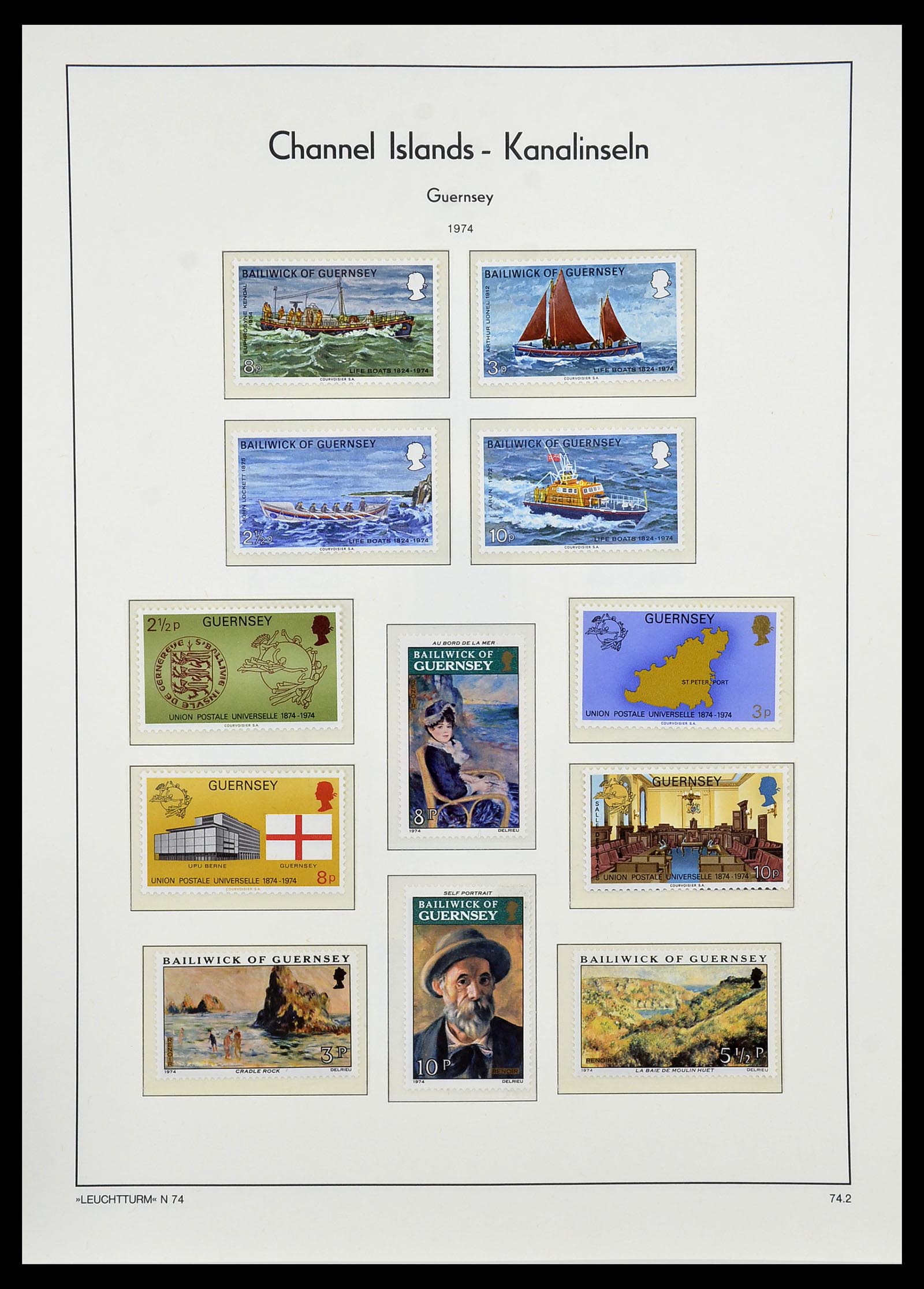 34728 029 - Stamp Collection 34728 Guernsey 1941-2019!!