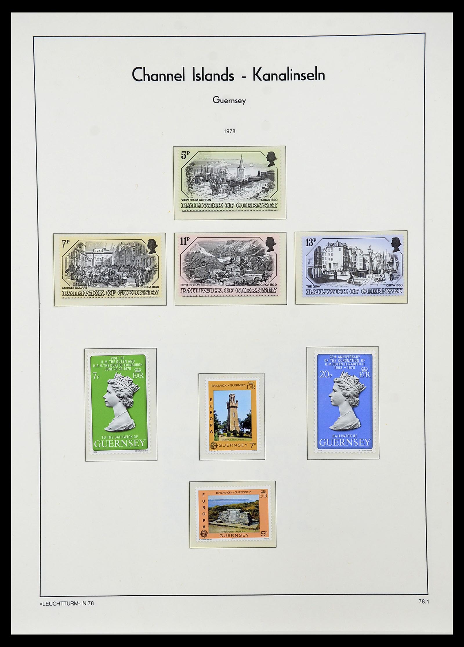 34728 036 - Stamp Collection 34728 Guernsey 1941-2019!!