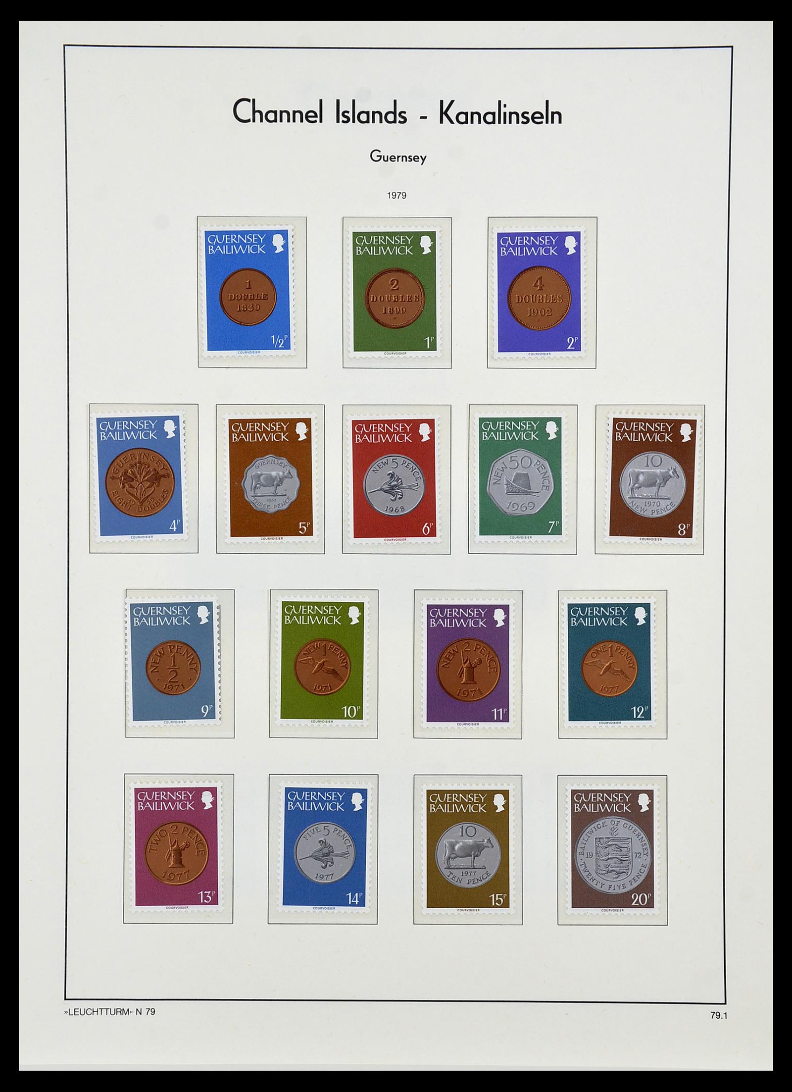 34728 038 - Postzegelverzameling 34728 Guernsey 1941-2019!!
