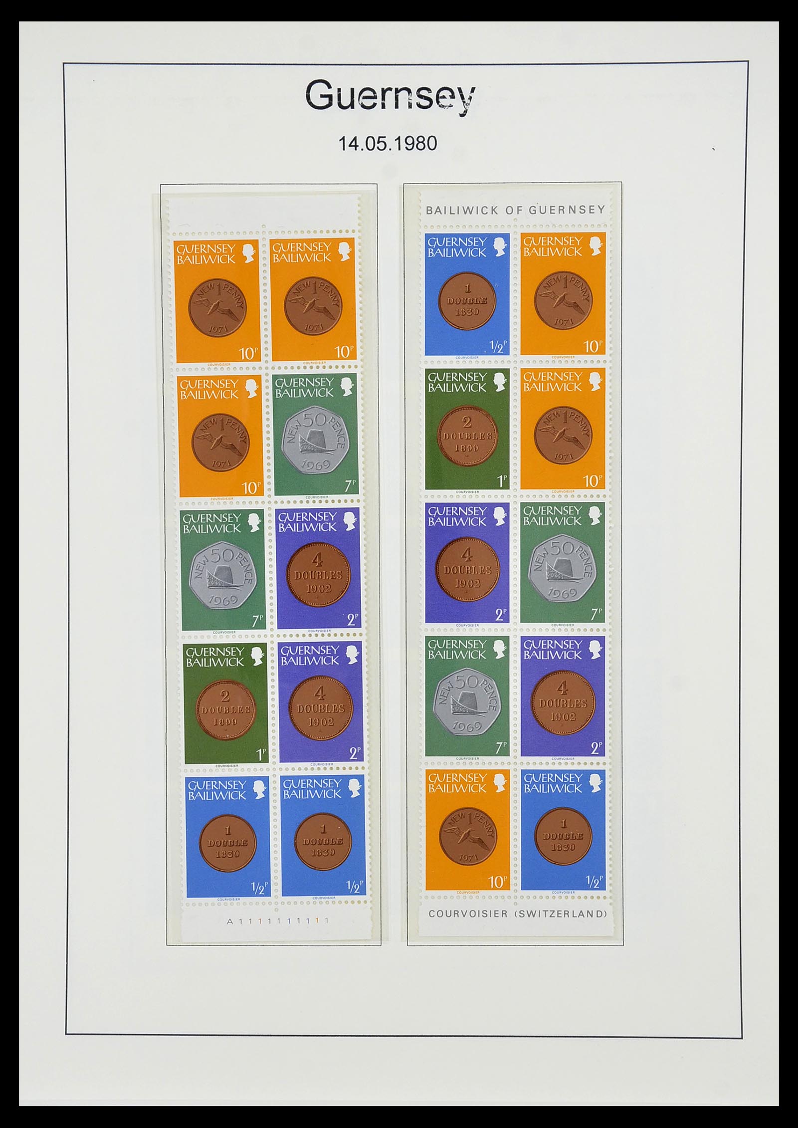 34728 043 - Stamp Collection 34728 Guernsey 1941-2019!!