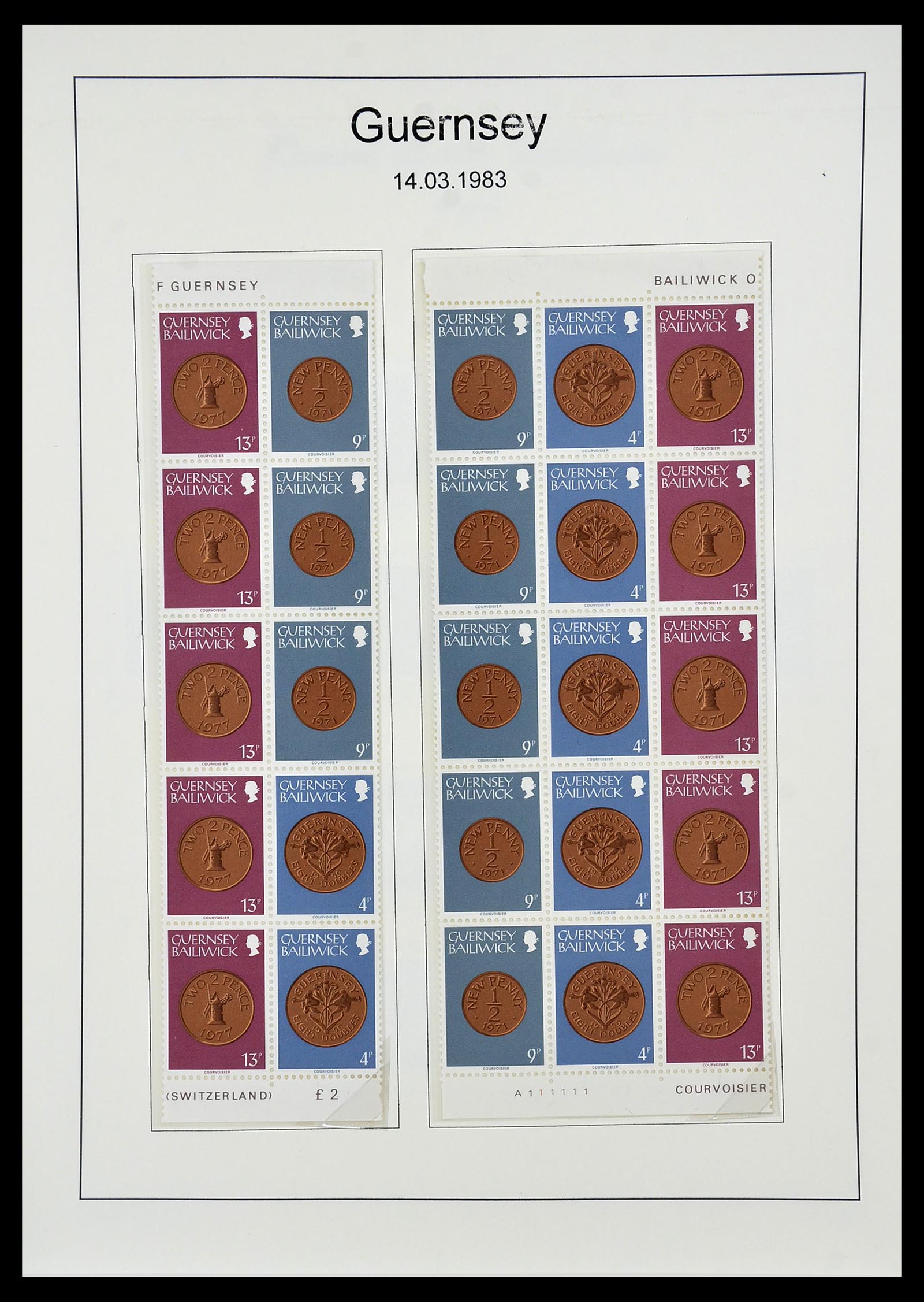 34728 046 - Postzegelverzameling 34728 Guernsey 1941-2019!!