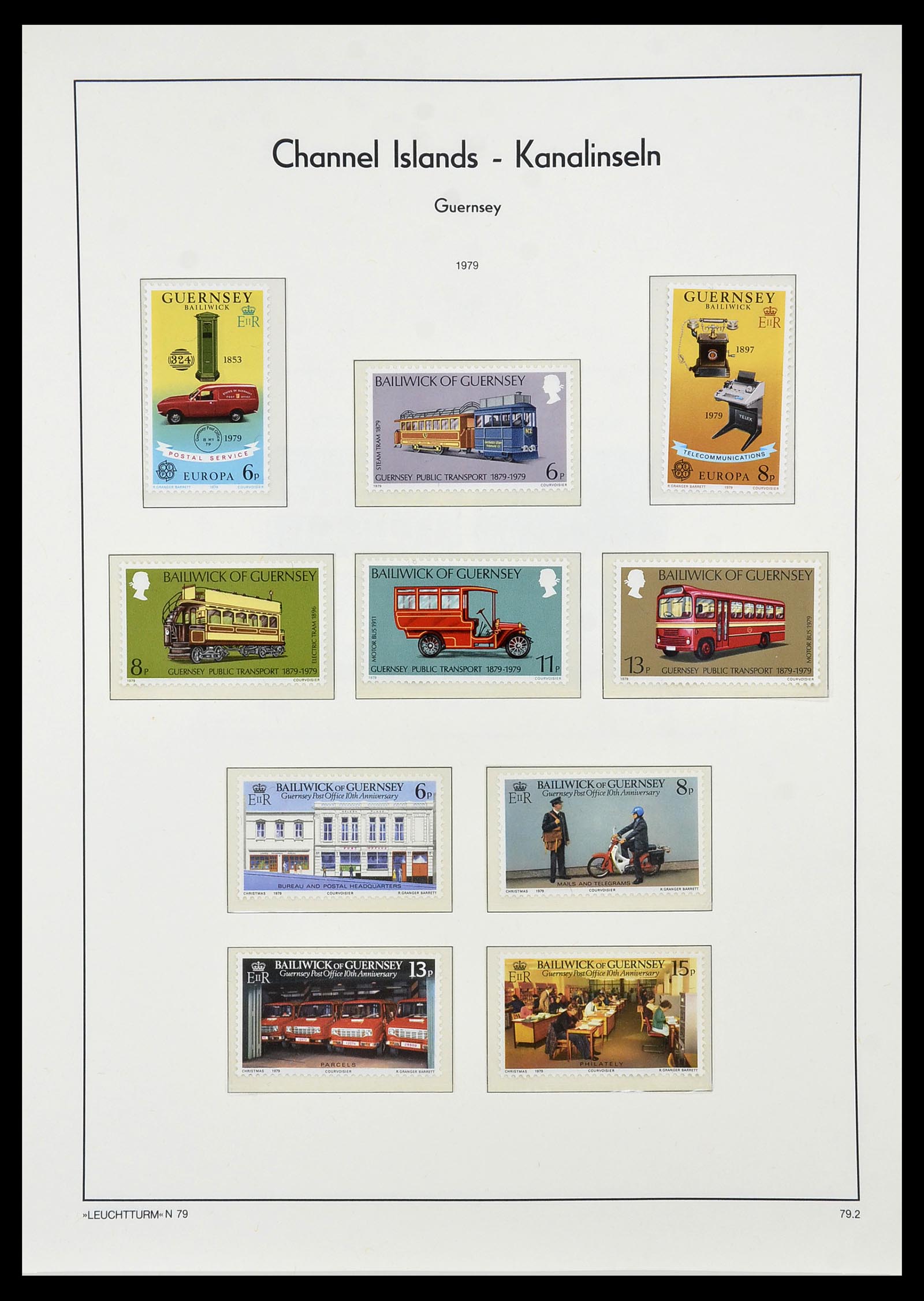 34728 047 - Stamp Collection 34728 Guernsey 1941-2019!!