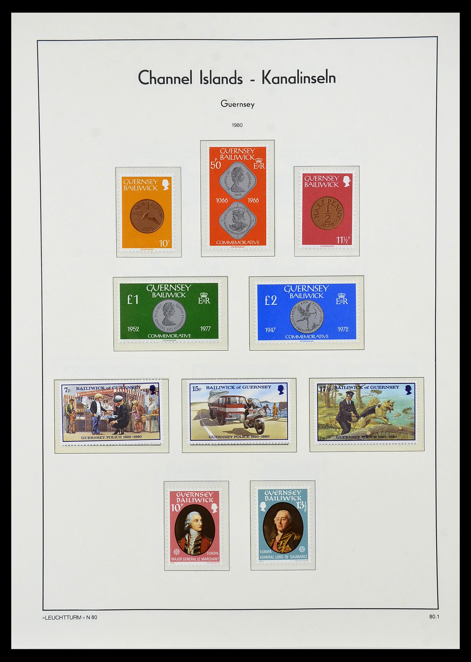 34728 049 - Stamp Collection 34728 Guernsey 1941-2019!!