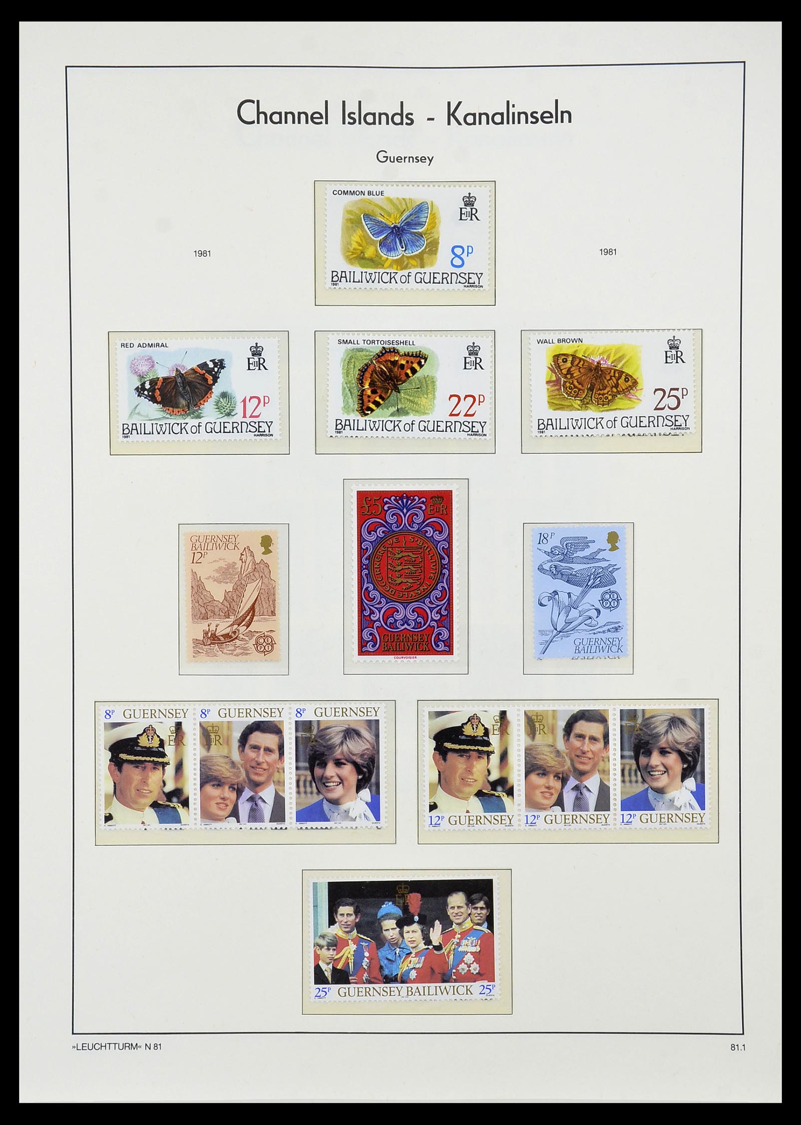 34728 051 - Stamp Collection 34728 Guernsey 1941-2019!!