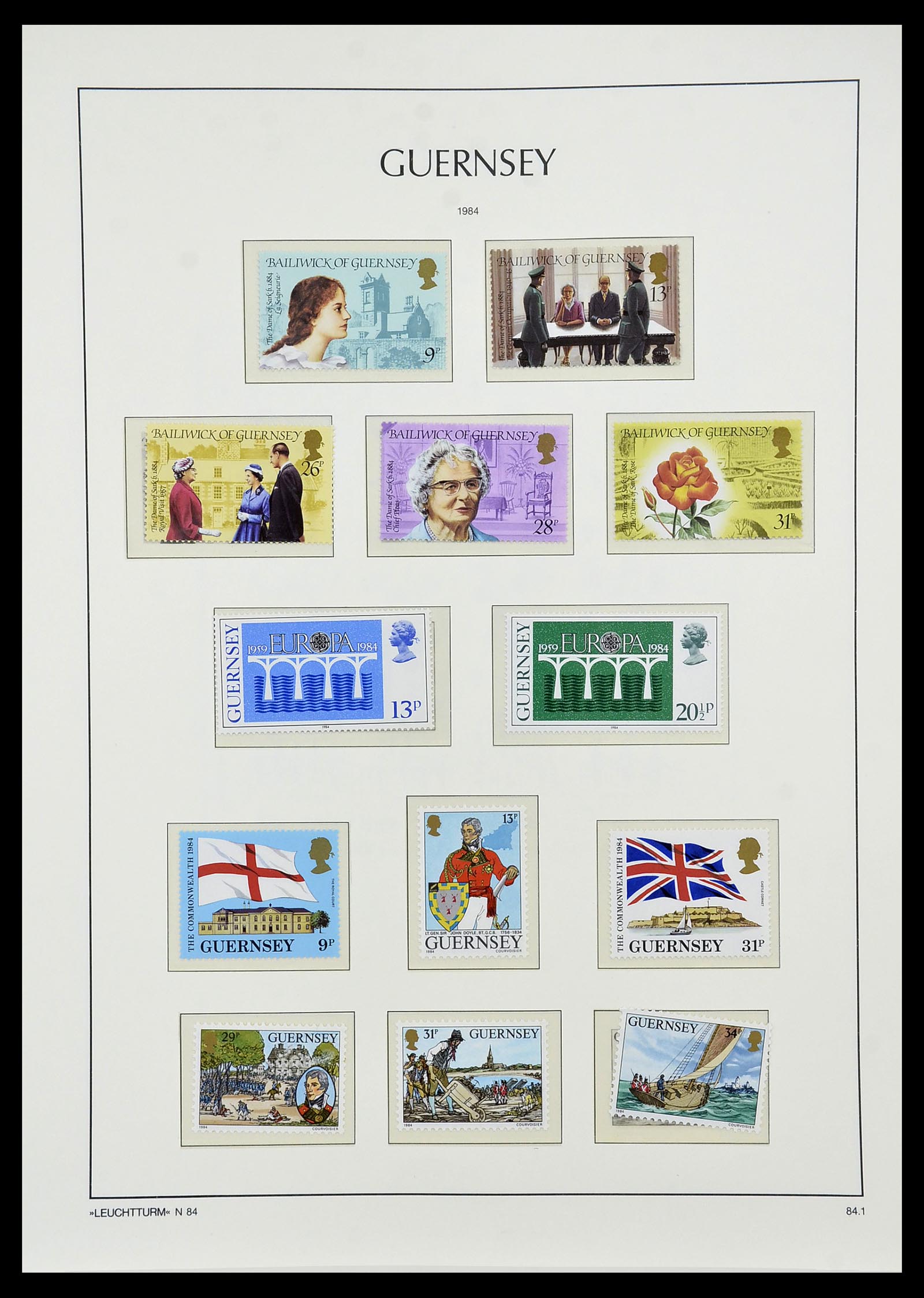 34728 058 - Stamp Collection 34728 Guernsey 1941-2019!!
