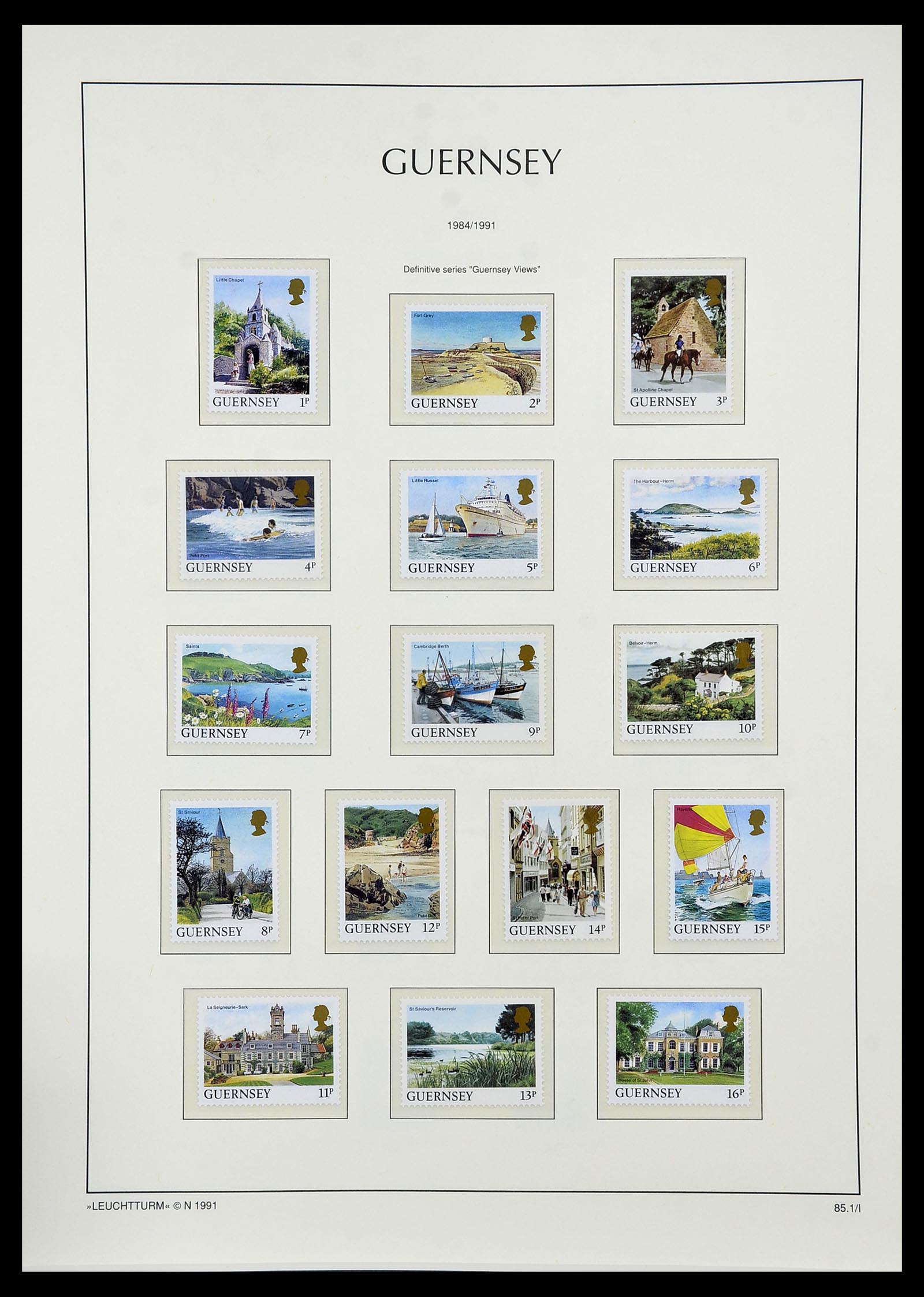 34728 060 - Stamp Collection 34728 Guernsey 1941-2019!!