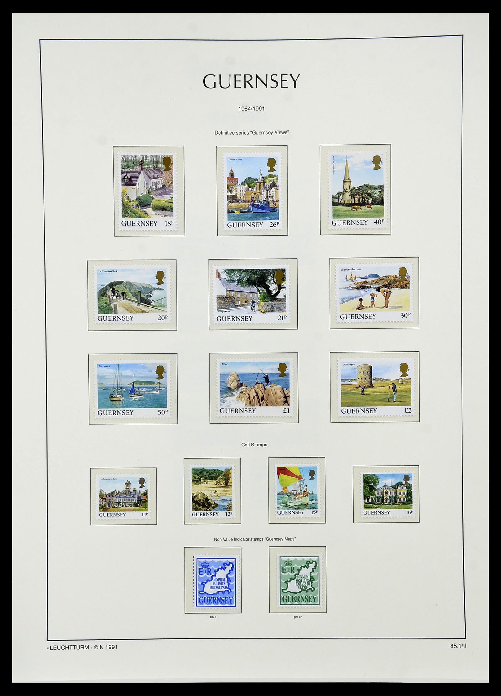 34728 061 - Stamp Collection 34728 Guernsey 1941-2019!!