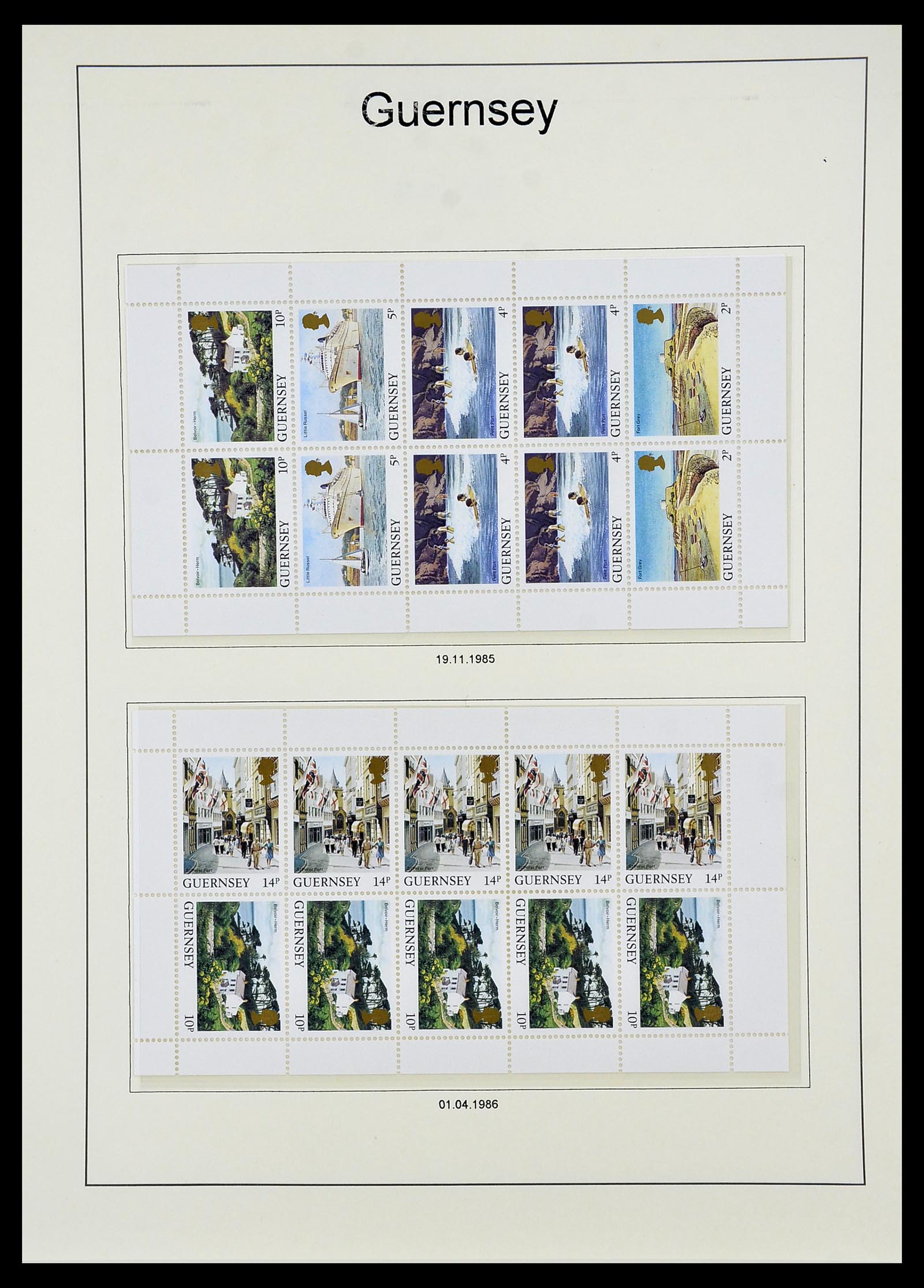 34728 065 - Postzegelverzameling 34728 Guernsey 1941-2019!!