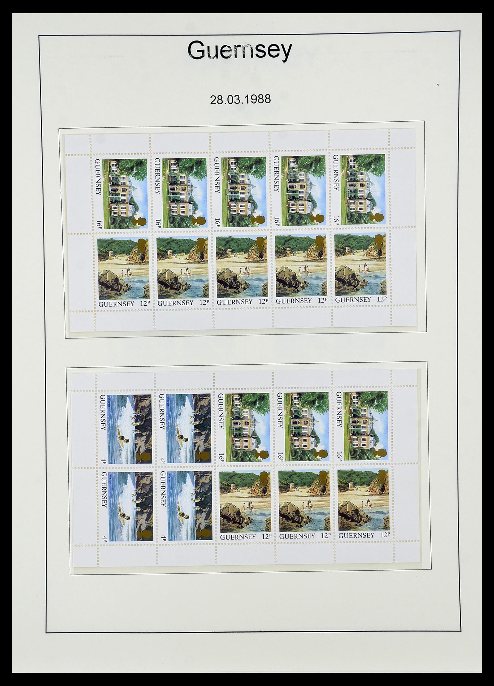 34728 067 - Stamp Collection 34728 Guernsey 1941-2019!!