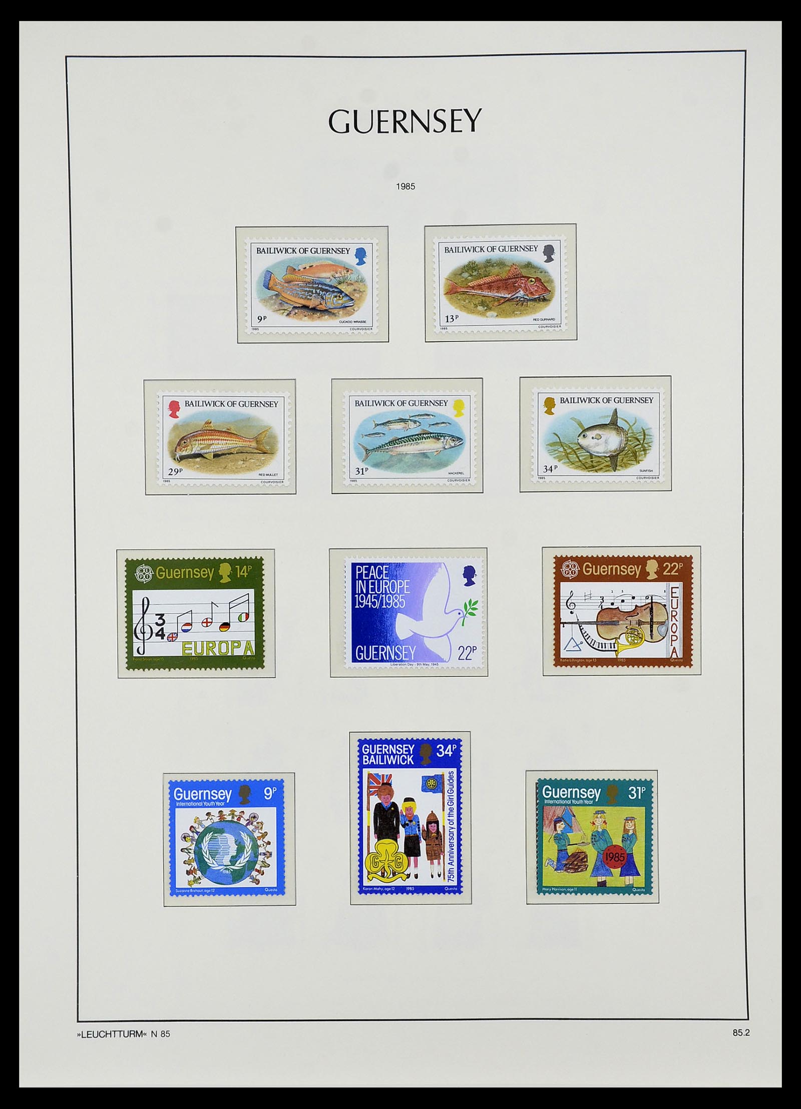 34728 071 - Postzegelverzameling 34728 Guernsey 1941-2019!!