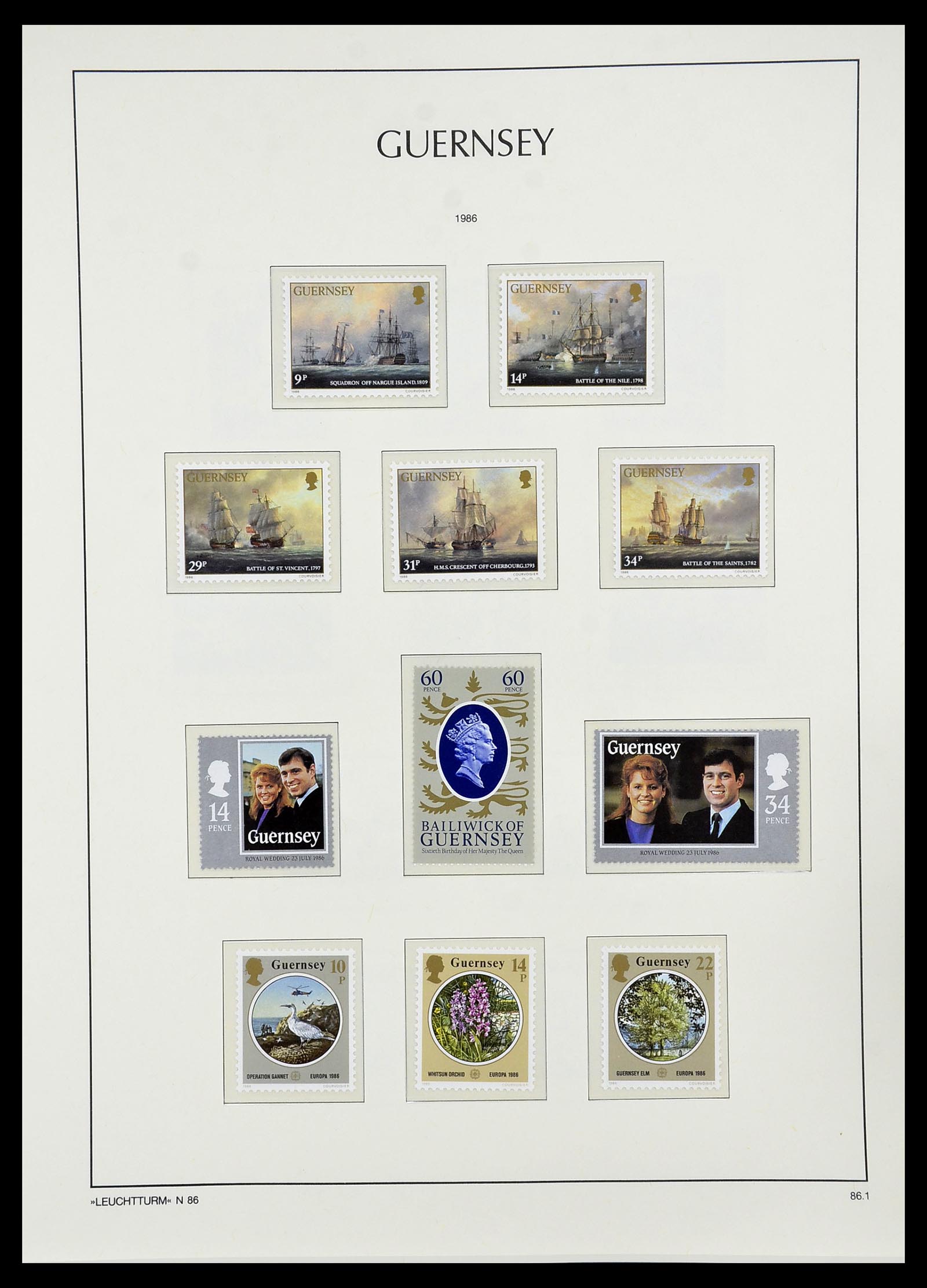 34728 073 - Postzegelverzameling 34728 Guernsey 1941-2019!!