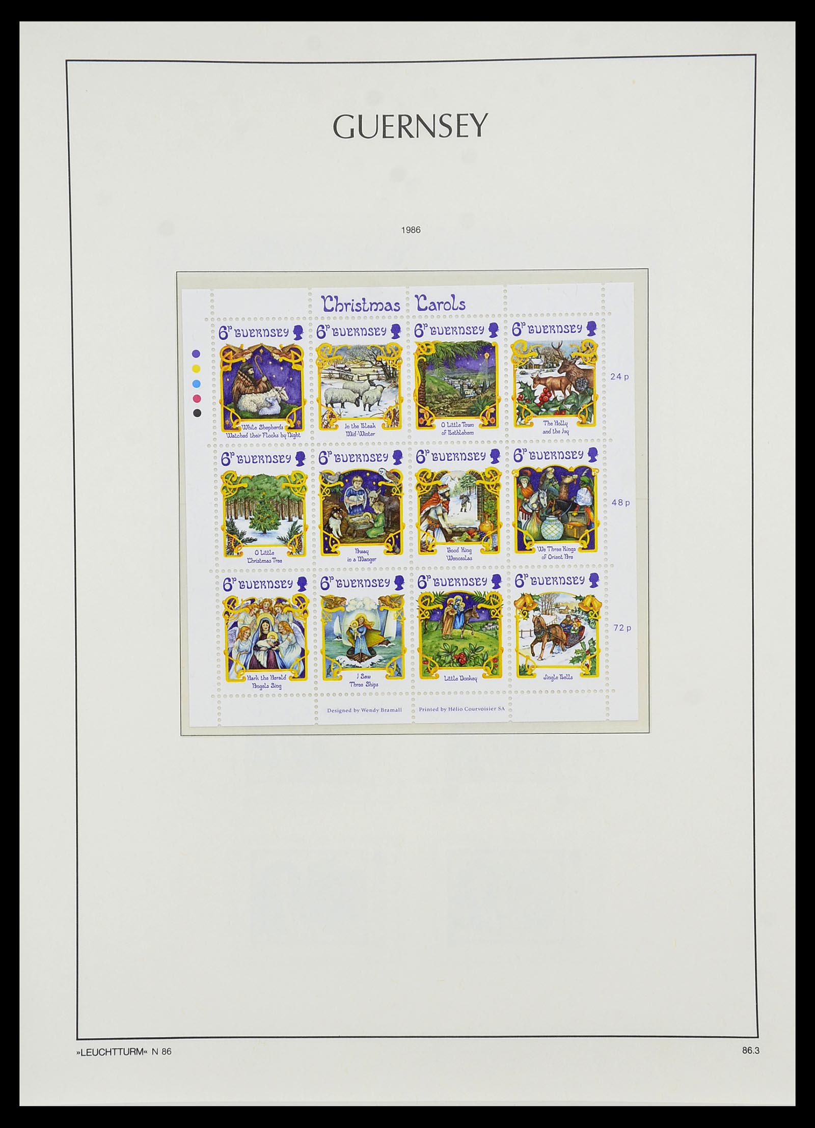 34728 075 - Stamp Collection 34728 Guernsey 1941-2019!!