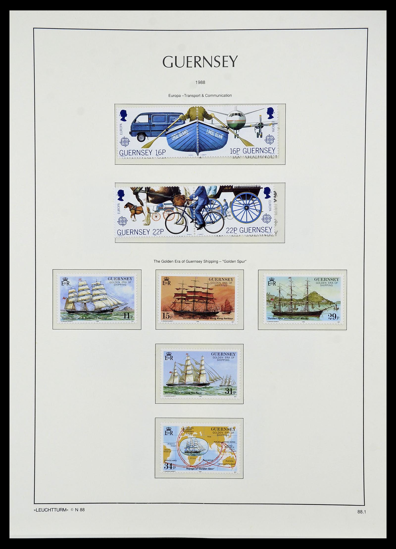 34728 078 - Stamp Collection 34728 Guernsey 1941-2019!!
