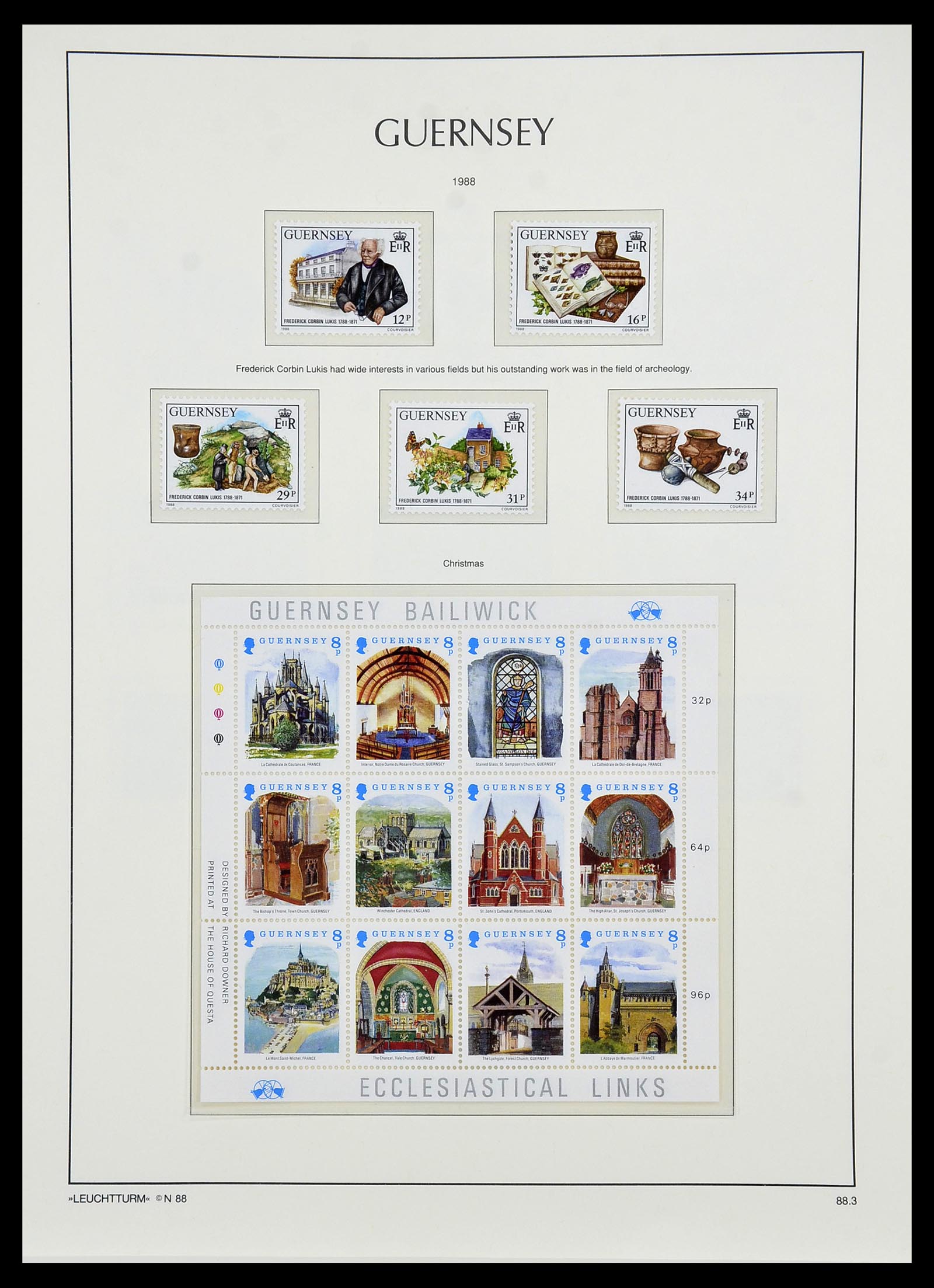 34728 080 - Stamp Collection 34728 Guernsey 1941-2019!!