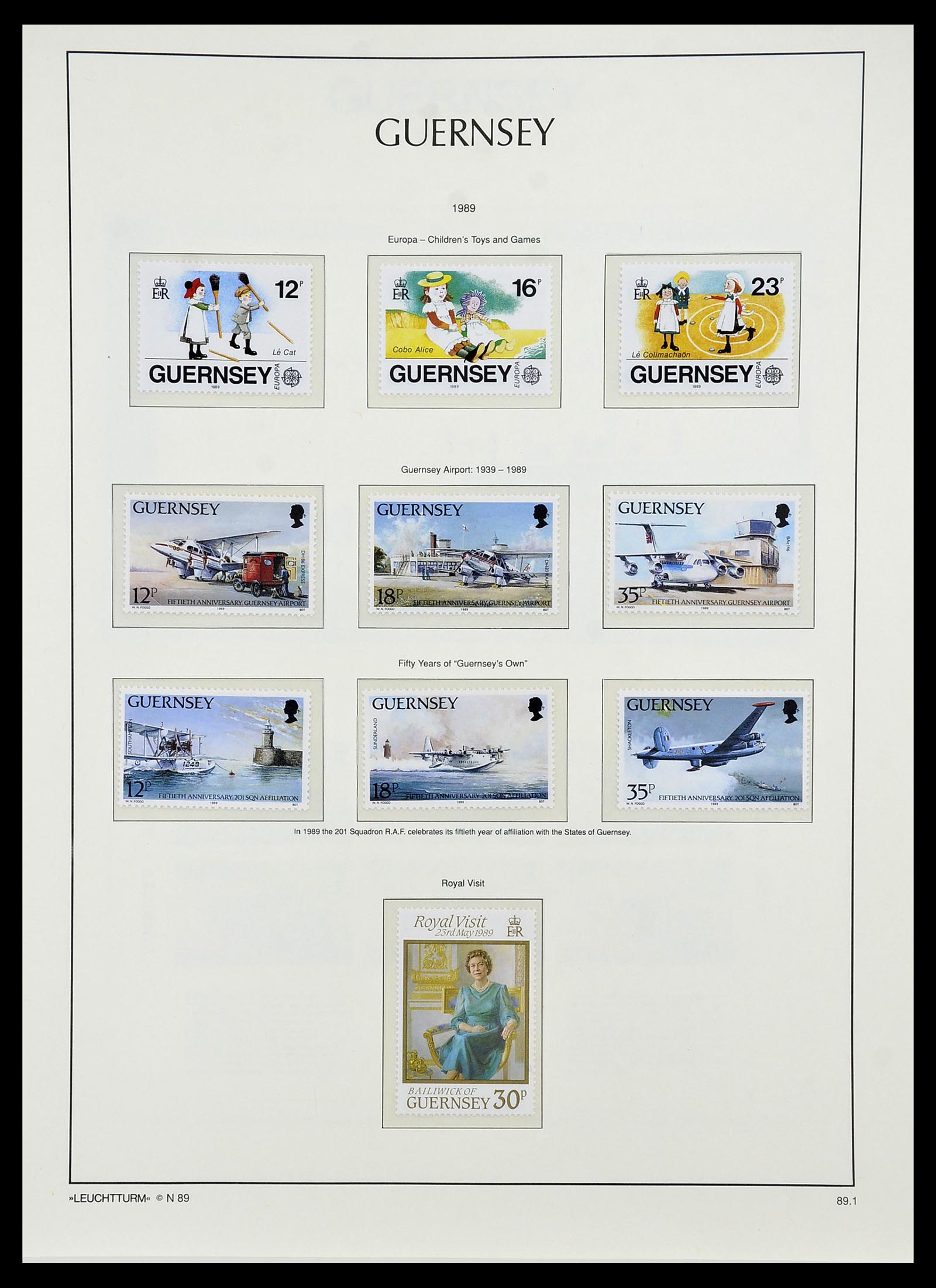 34728 081 - Stamp Collection 34728 Guernsey 1941-2019!!
