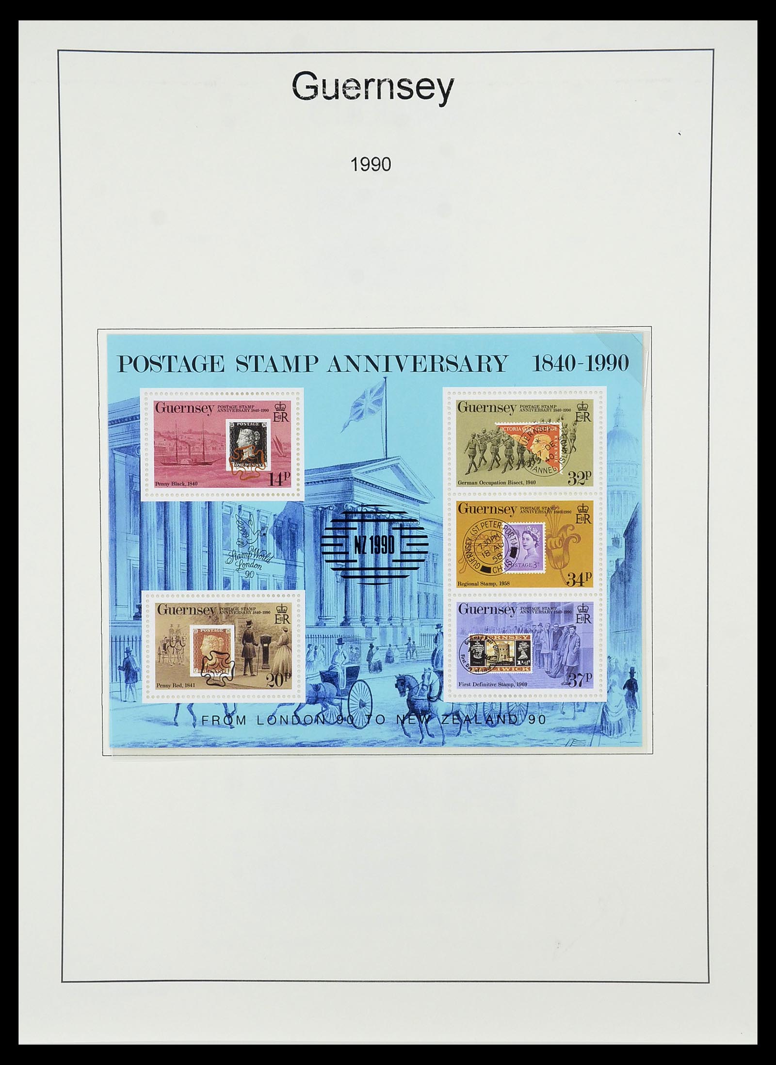 34728 088 - Postzegelverzameling 34728 Guernsey 1941-2019!!