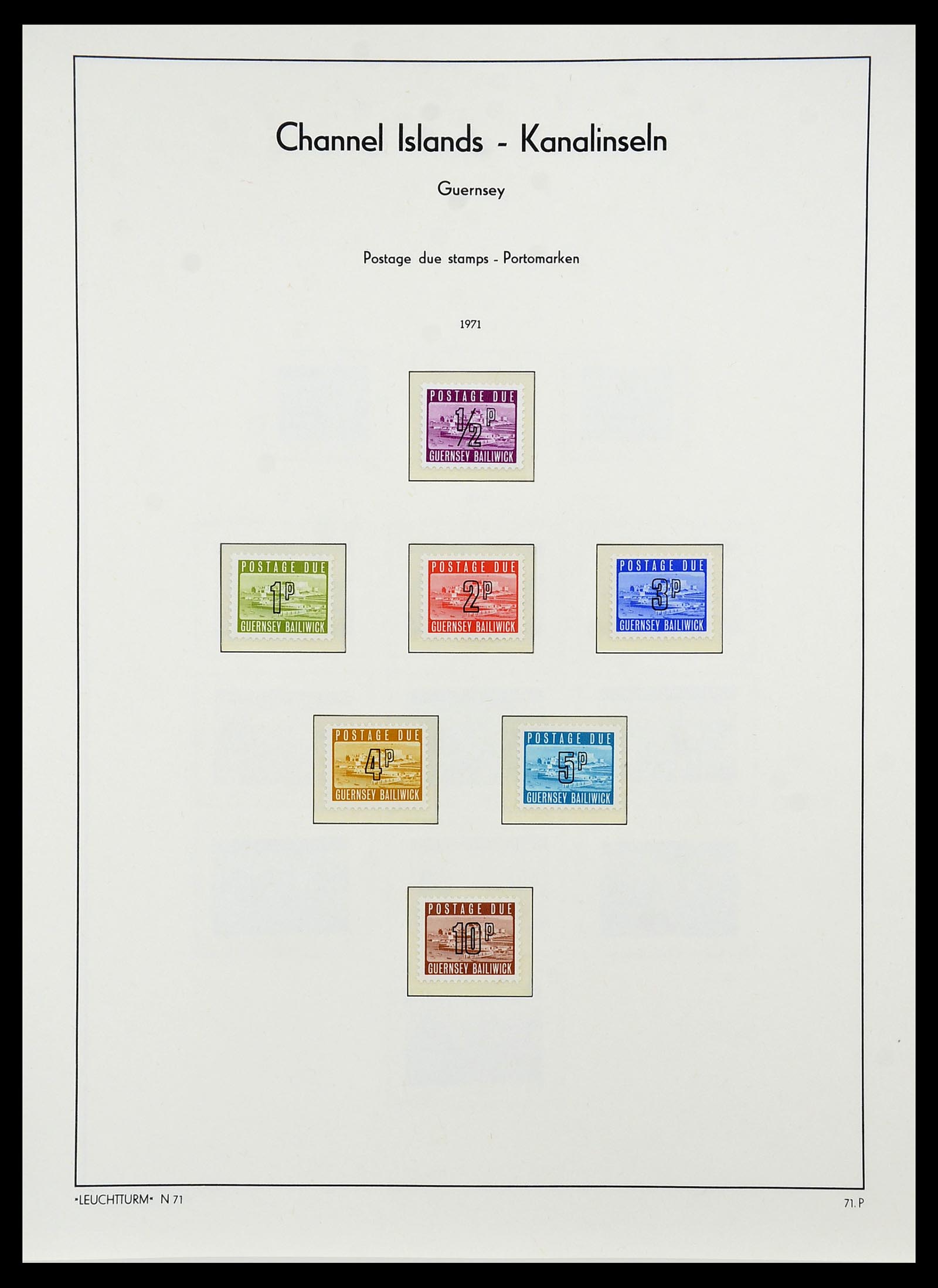 34728 091 - Stamp Collection 34728 Guernsey 1941-2019!!