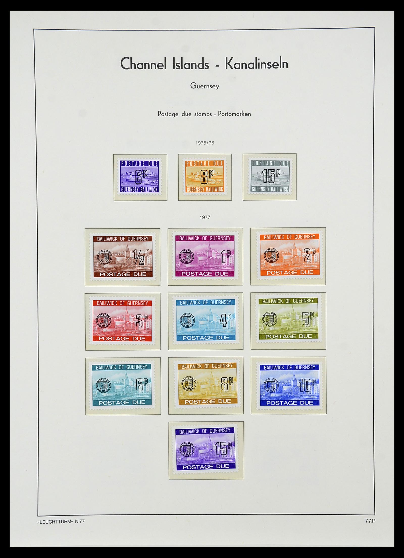 34728 092 - Stamp Collection 34728 Guernsey 1941-2019!!