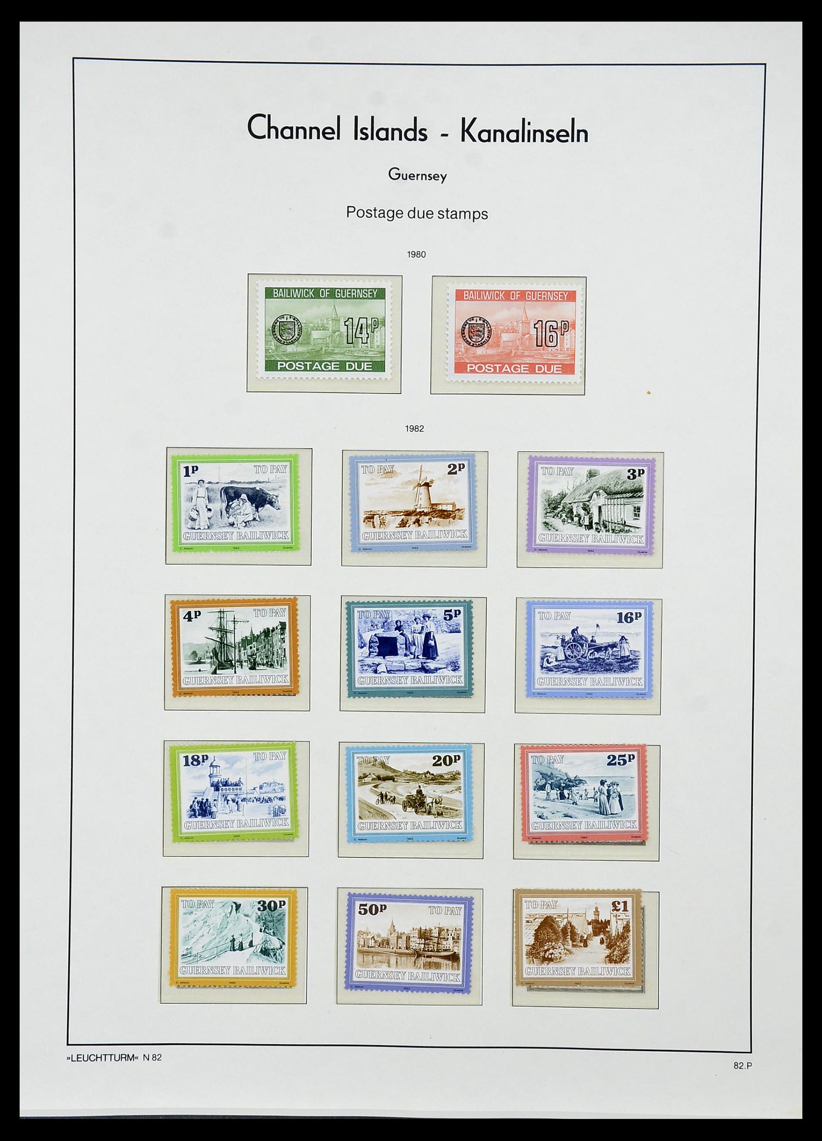 34728 093 - Stamp Collection 34728 Guernsey 1941-2019!!