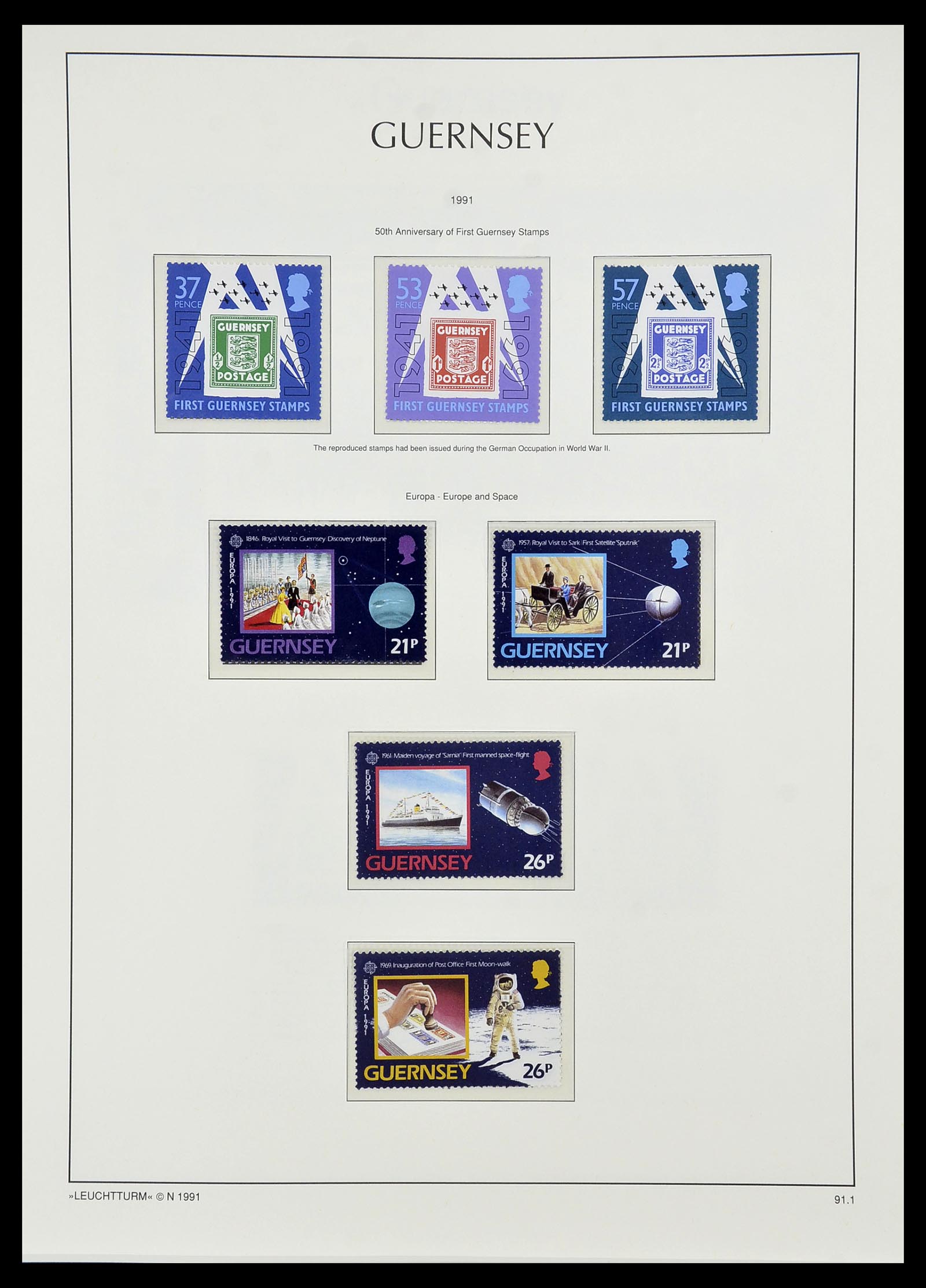 34728 094 - Postzegelverzameling 34728 Guernsey 1941-2019!!