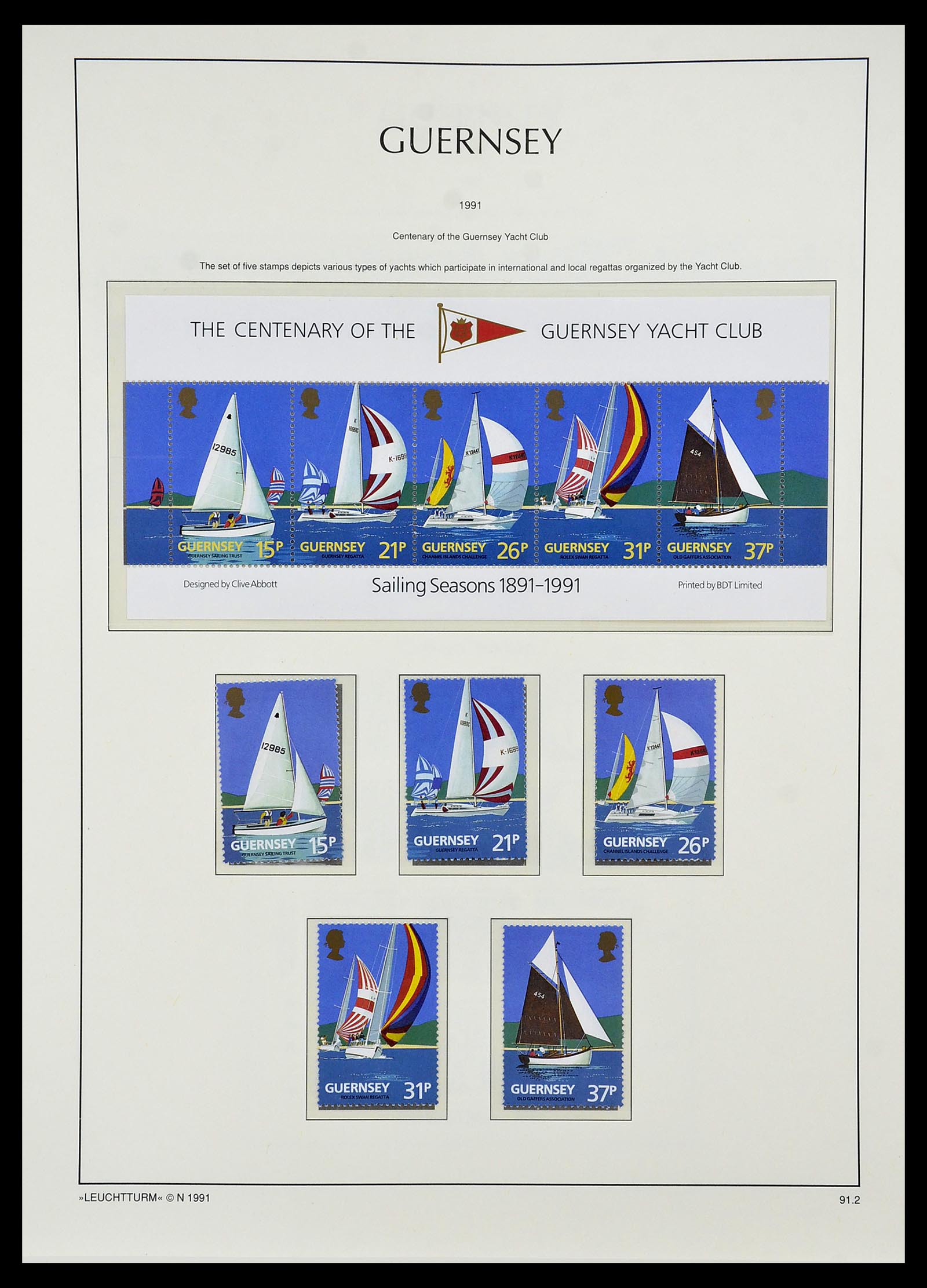 34728 097 - Postzegelverzameling 34728 Guernsey 1941-2019!!