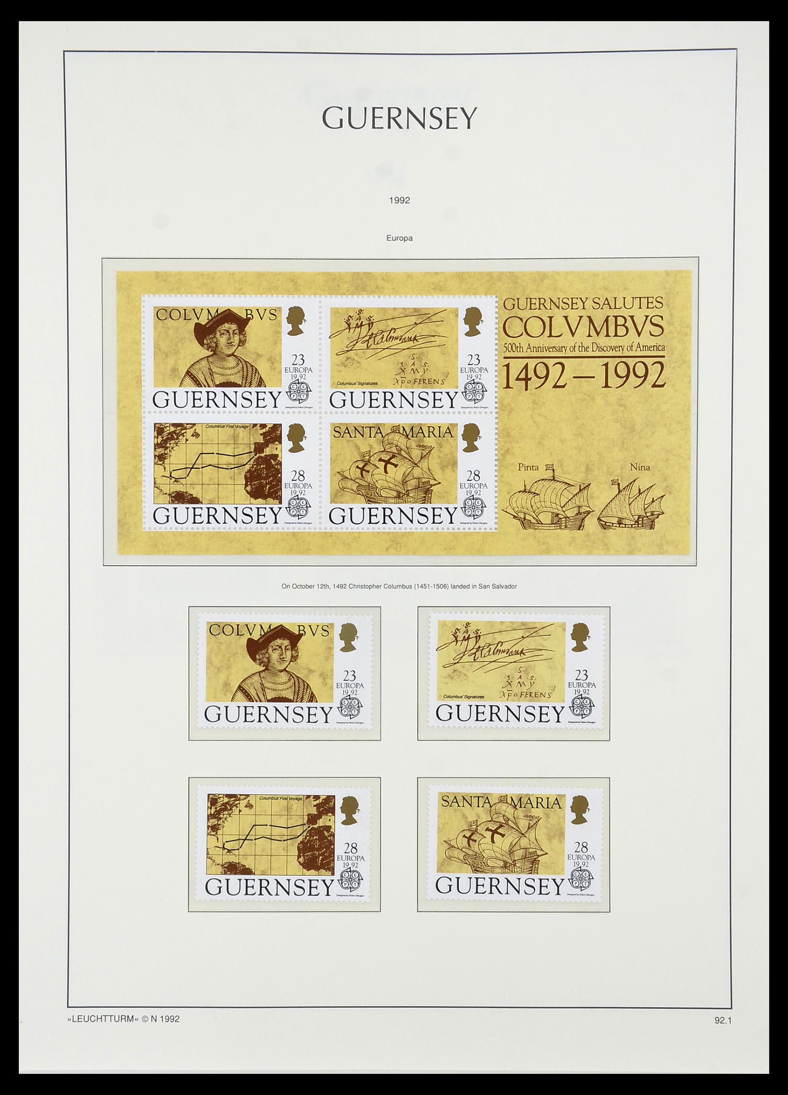 34728 099 - Stamp Collection 34728 Guernsey 1941-2019!!