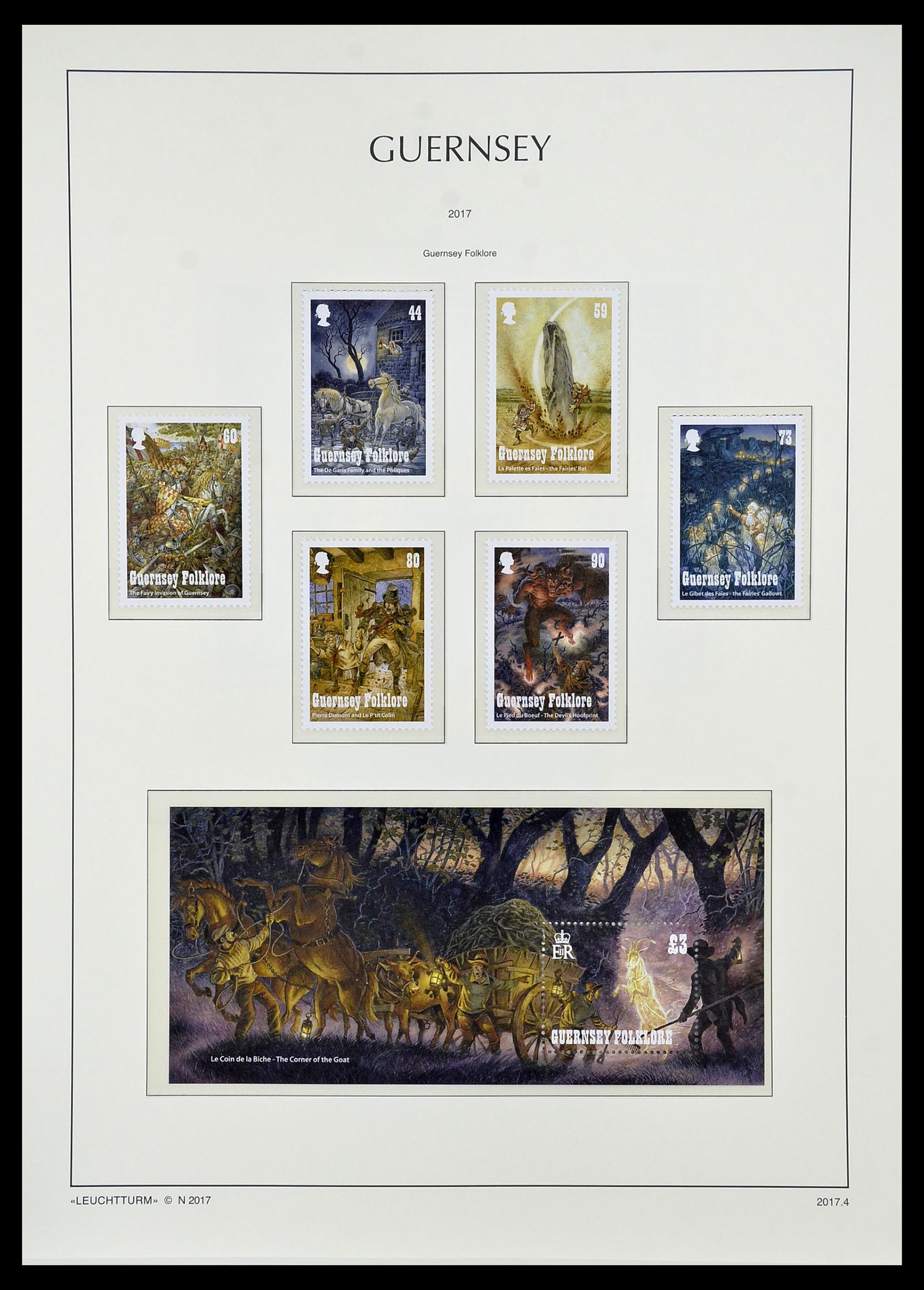 34728 362 - Postzegelverzameling 34728 Guernsey 1941-2019!!