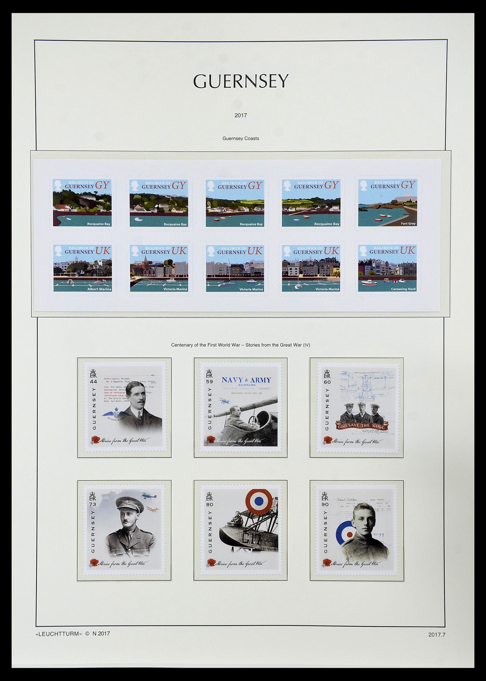34728 365 - Postzegelverzameling 34728 Guernsey 1941-2019!!