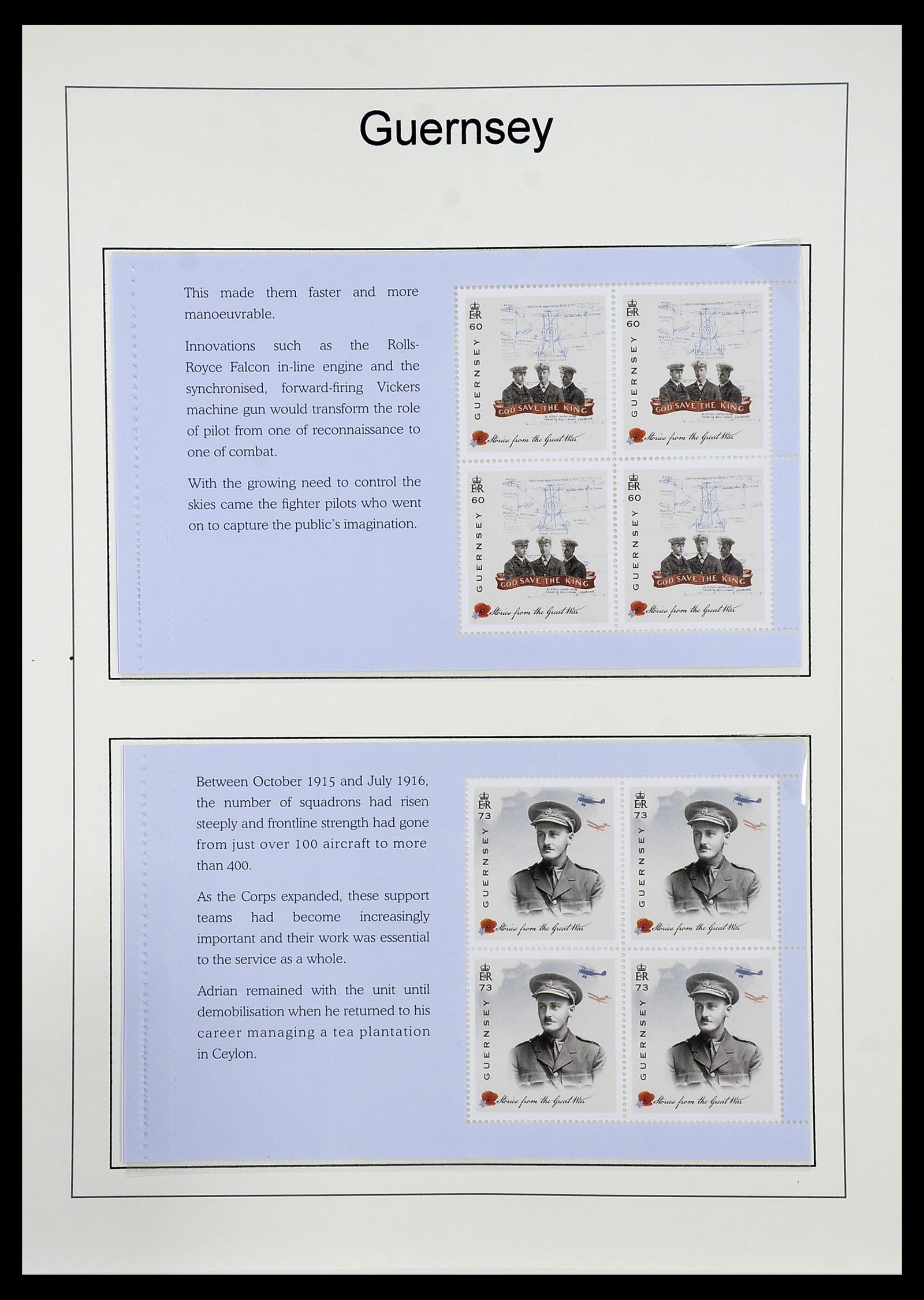 34728 368 - Postzegelverzameling 34728 Guernsey 1941-2019!!
