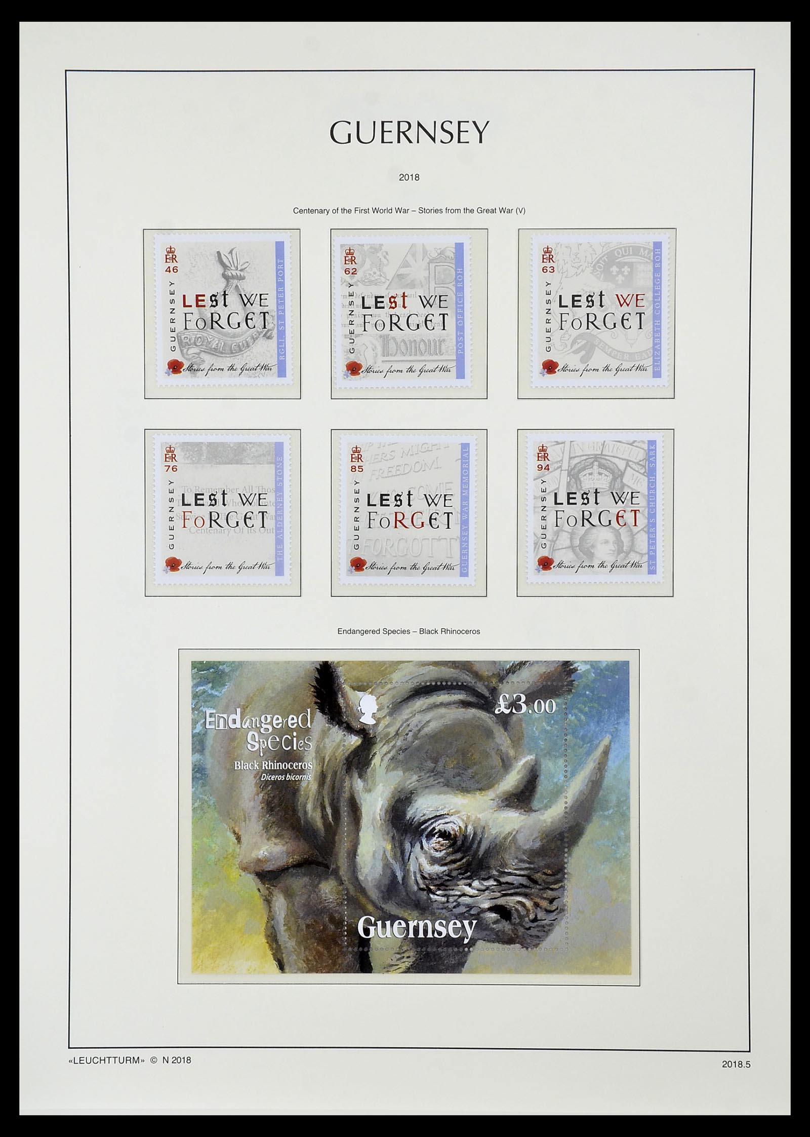 34728 376 - Postzegelverzameling 34728 Guernsey 1941-2019!!