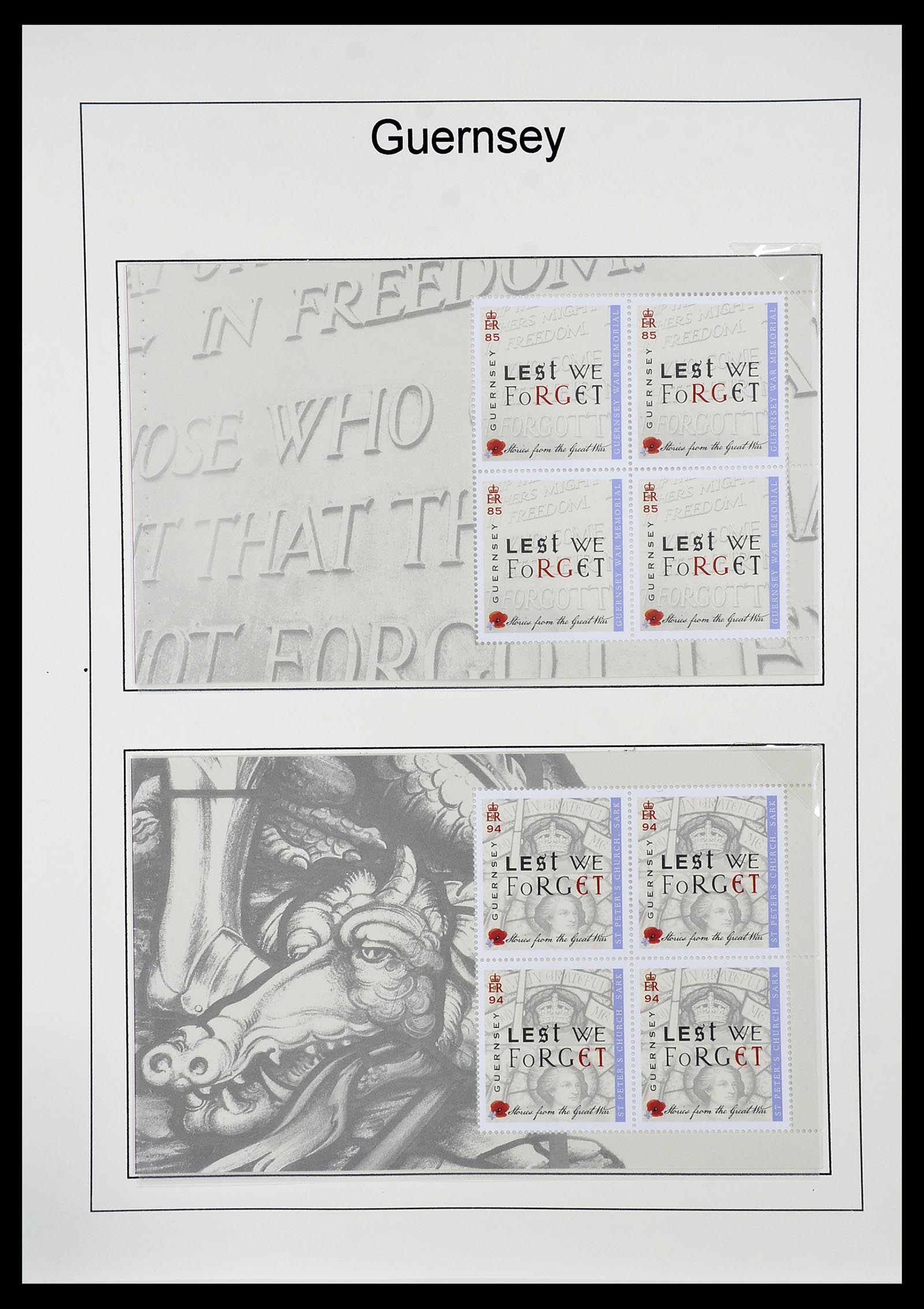 34728 380 - Postzegelverzameling 34728 Guernsey 1941-2019!!