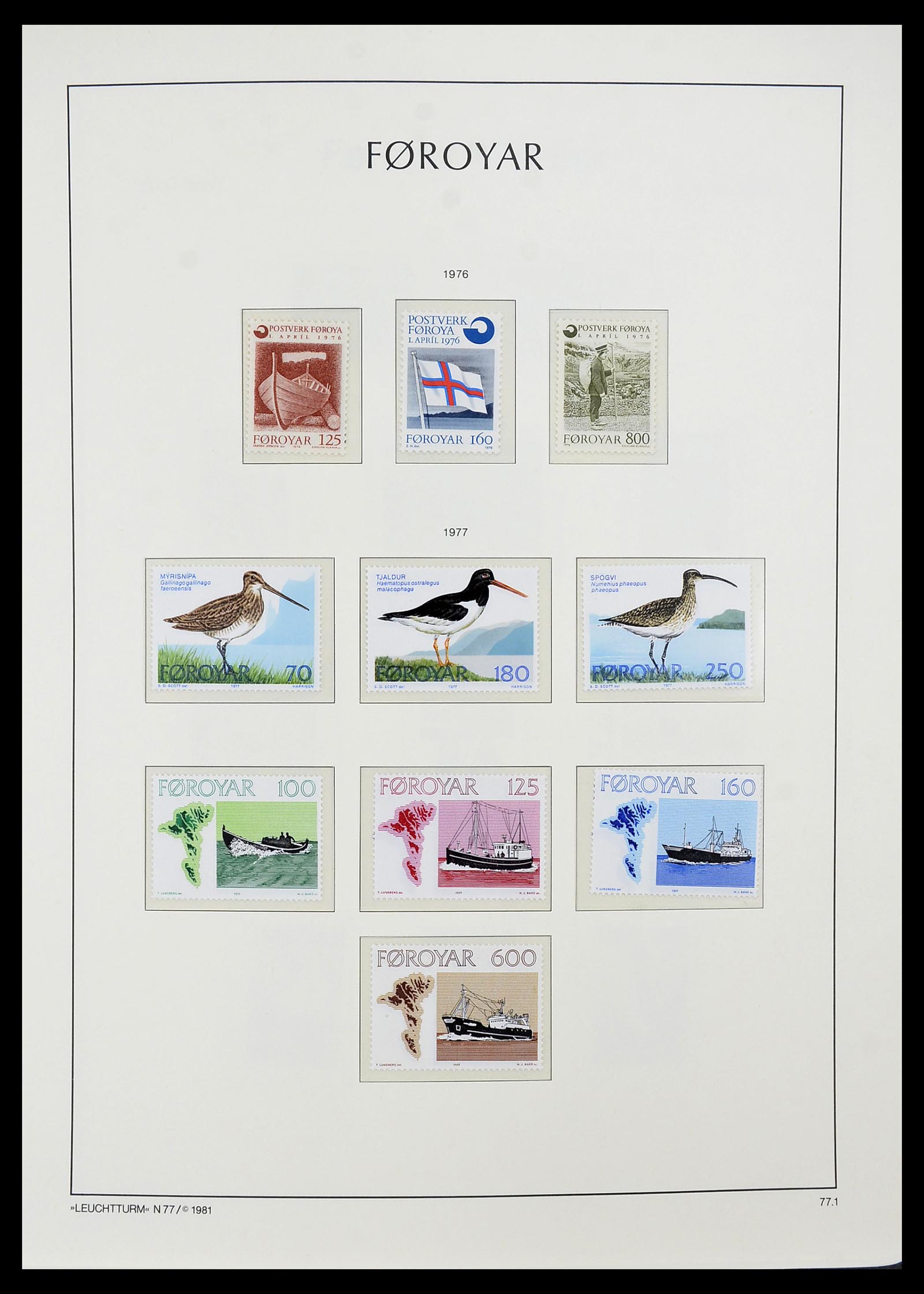 34729 003 - Stamp Collection 34729 Faroe Islands 1940-2019!