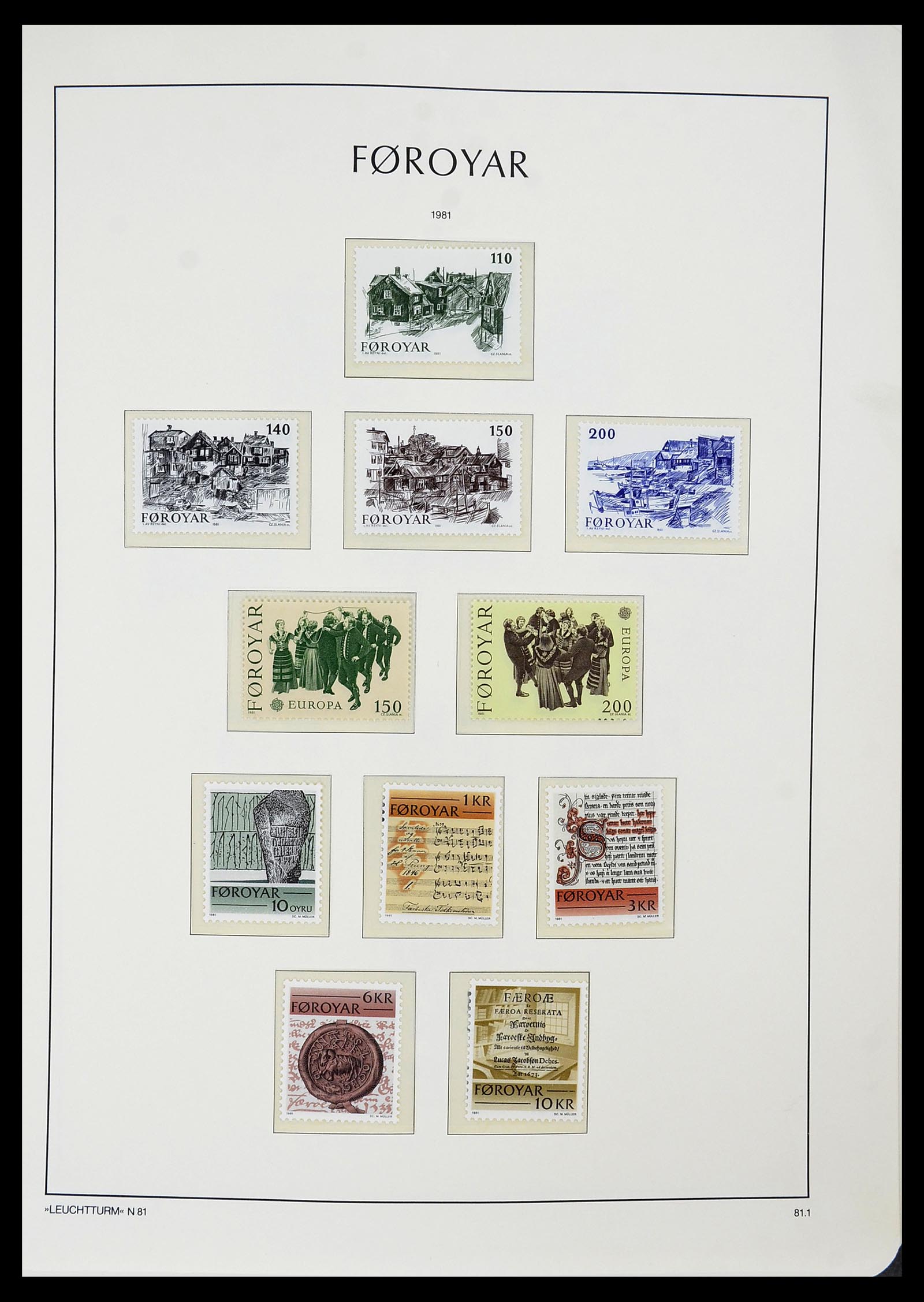 34729 006 - Stamp Collection 34729 Faroe Islands 1940-2019!