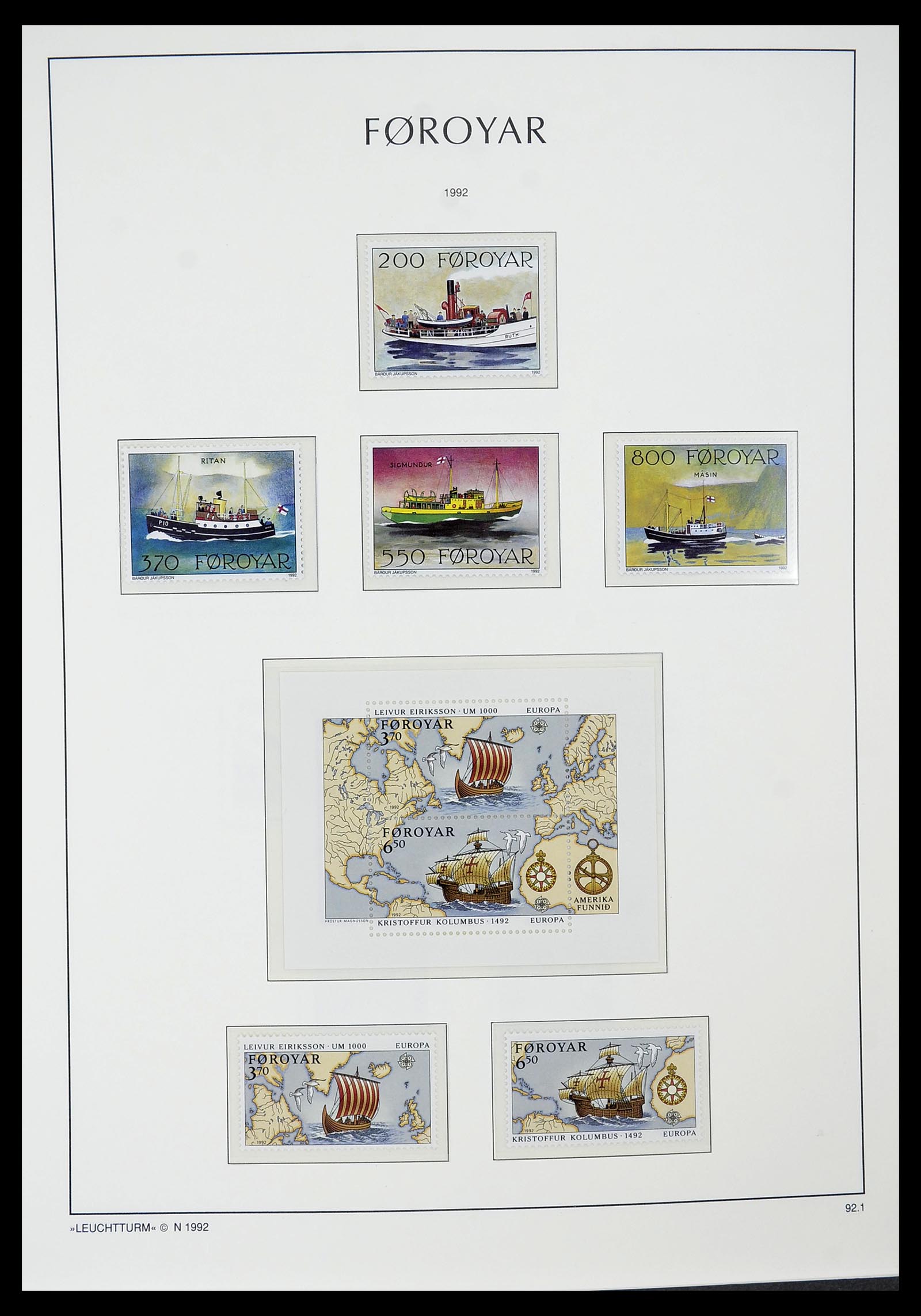 34729 025 - Stamp Collection 34729 Faroe Islands 1940-2019!