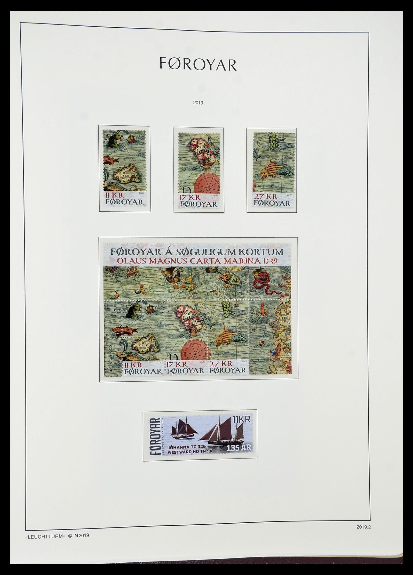 34729 114 - Stamp Collection 34729 Faroe Islands 1940-2019!