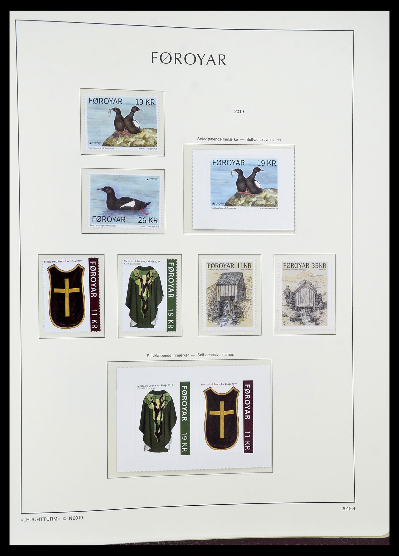 34729 116 - Stamp Collection 34729 Faroe Islands 1940-2019!