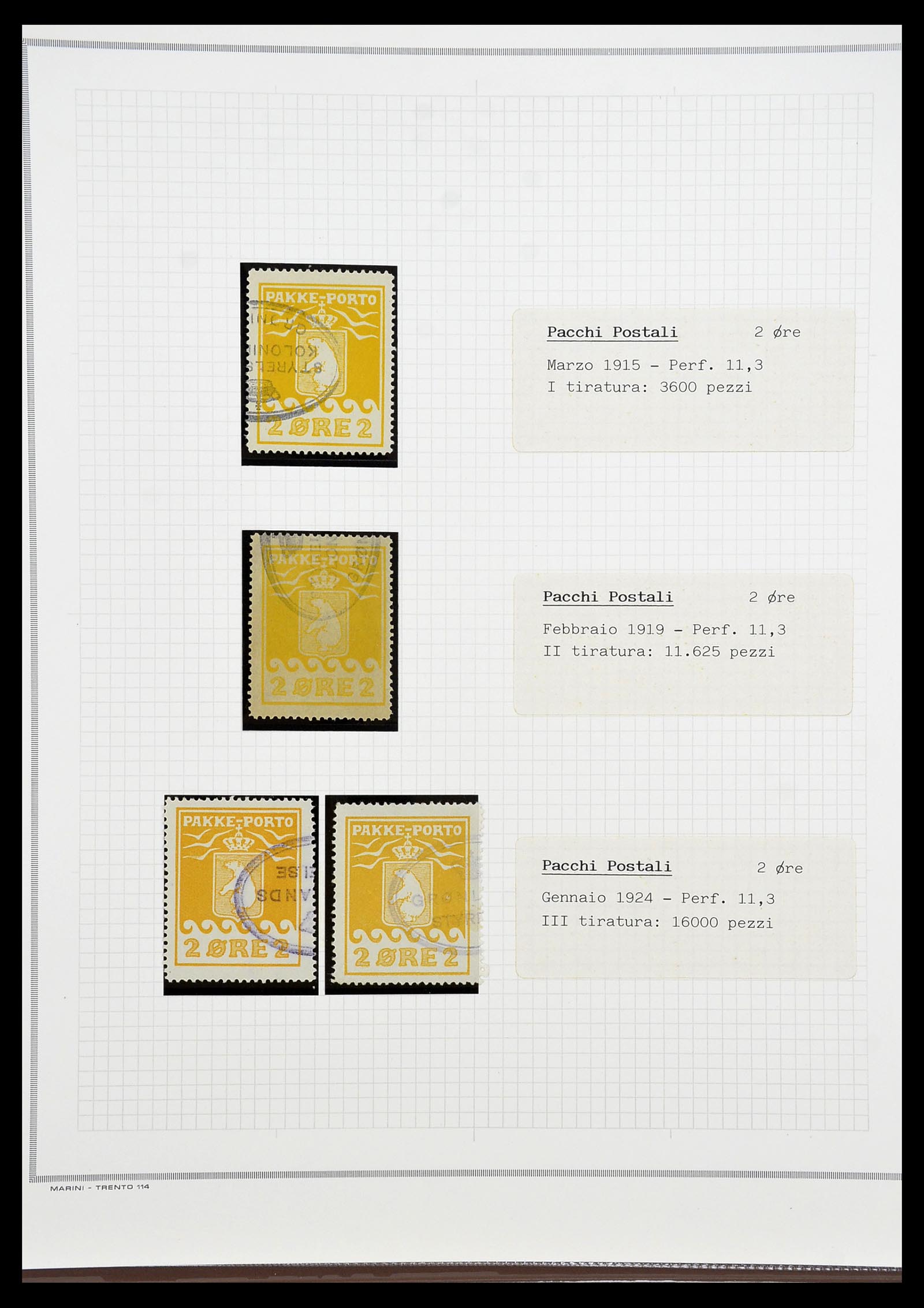 34731 003 - Stamp Collection 34731 Greenland polar bears 1915-1937.