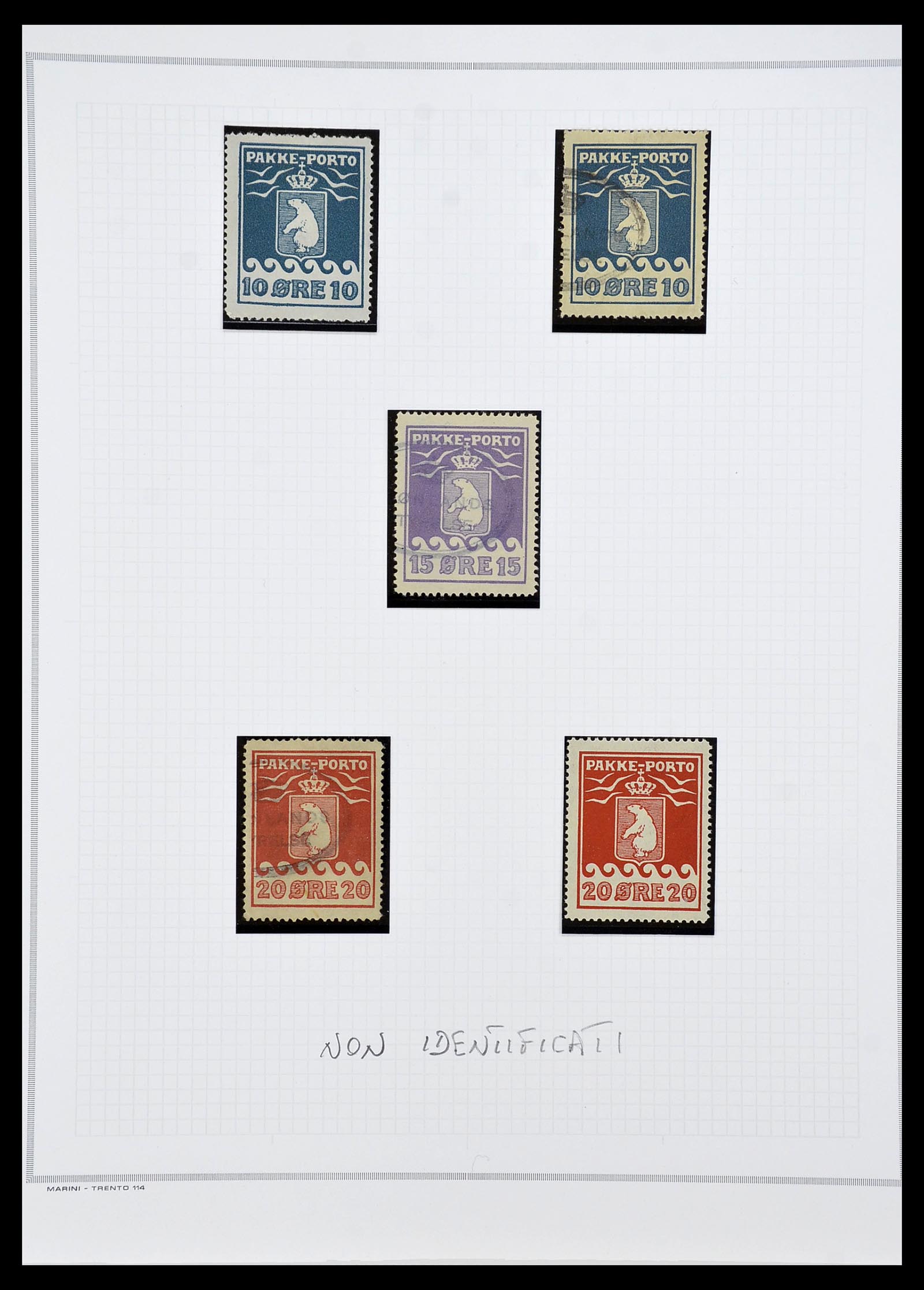 34731 014 - Stamp Collection 34731 Greenland polar bears 1915-1937.