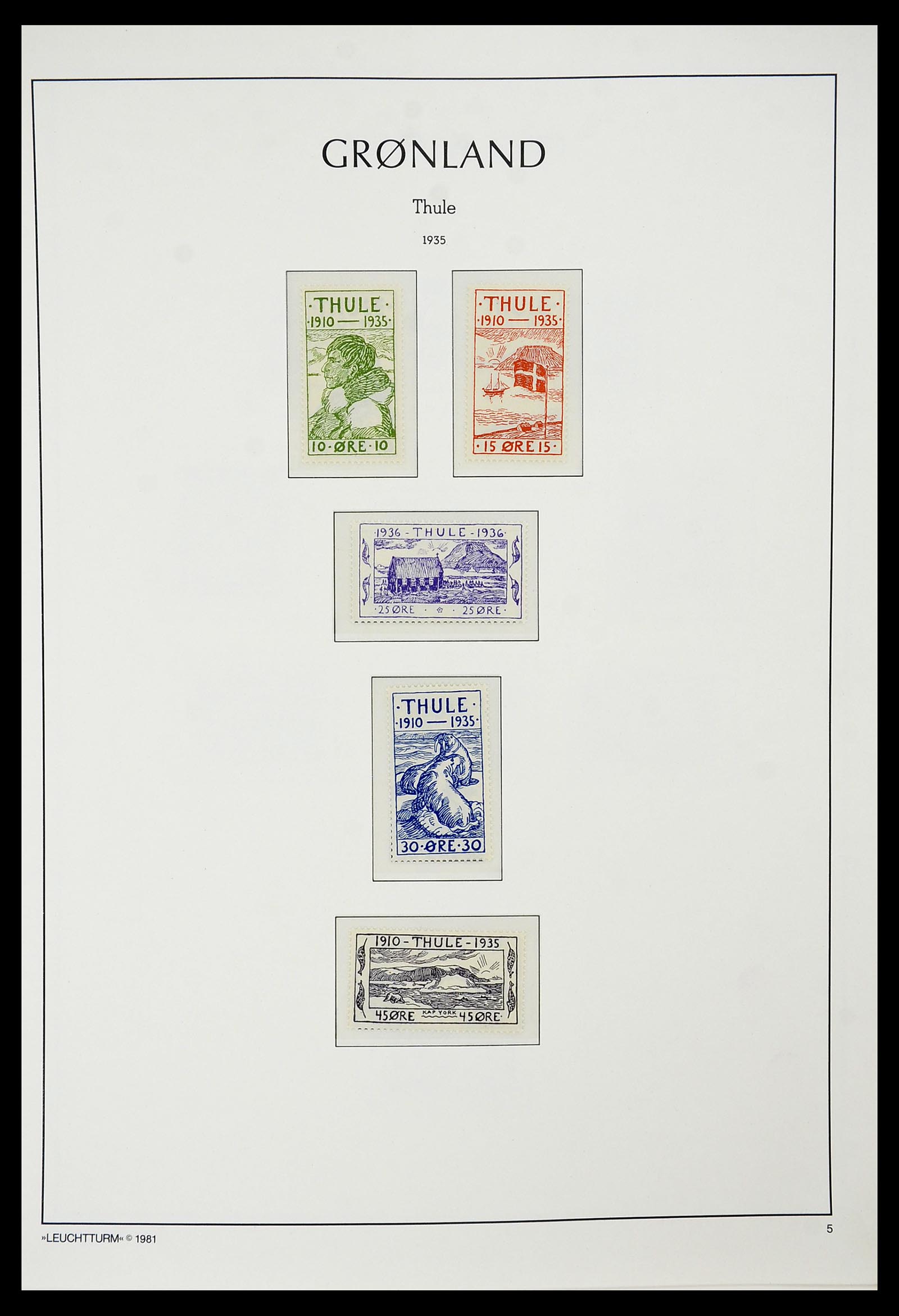 34732 003 - Stamp Collection 34732 Greenland 1915-2011.