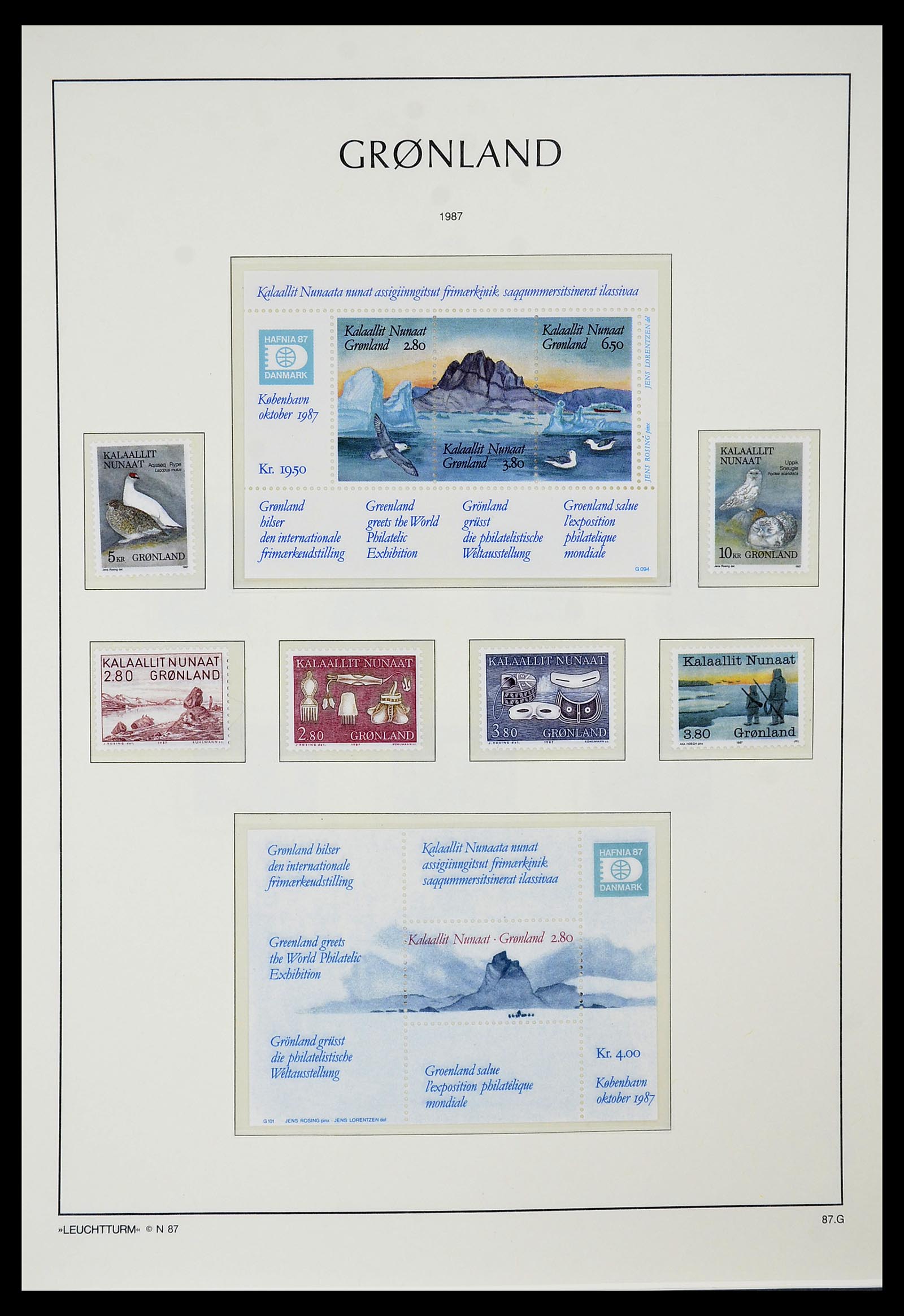 34732 016 - Stamp Collection 34732 Greenland 1915-2011.
