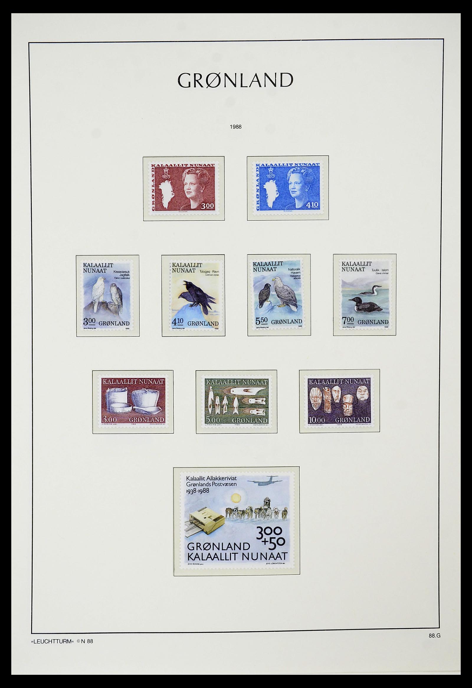 34732 017 - Stamp Collection 34732 Greenland 1915-2011.