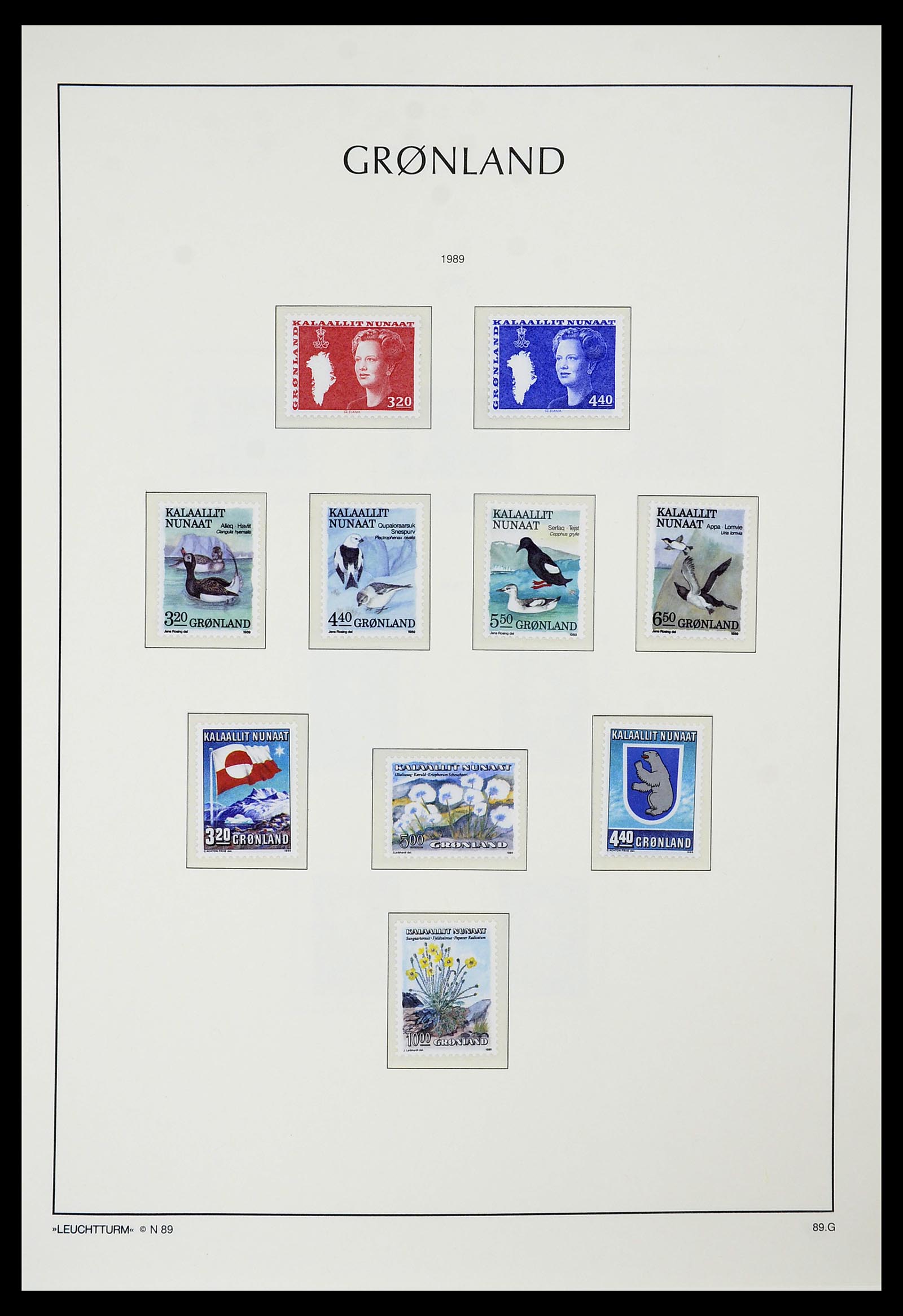 34732 018 - Stamp Collection 34732 Greenland 1915-2011.